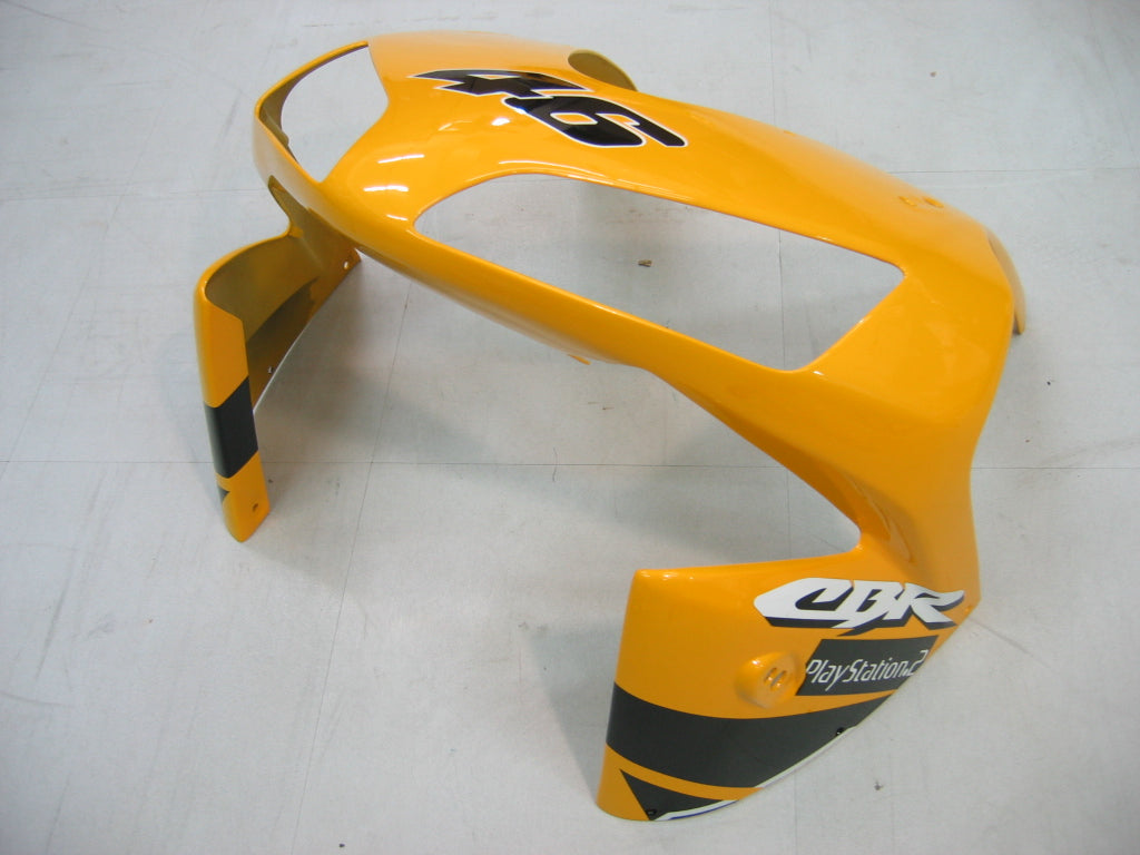 2003-2004 CBR600RR Bodywork Fairing Yellow ABS Injection Molded Plastics Set Generic