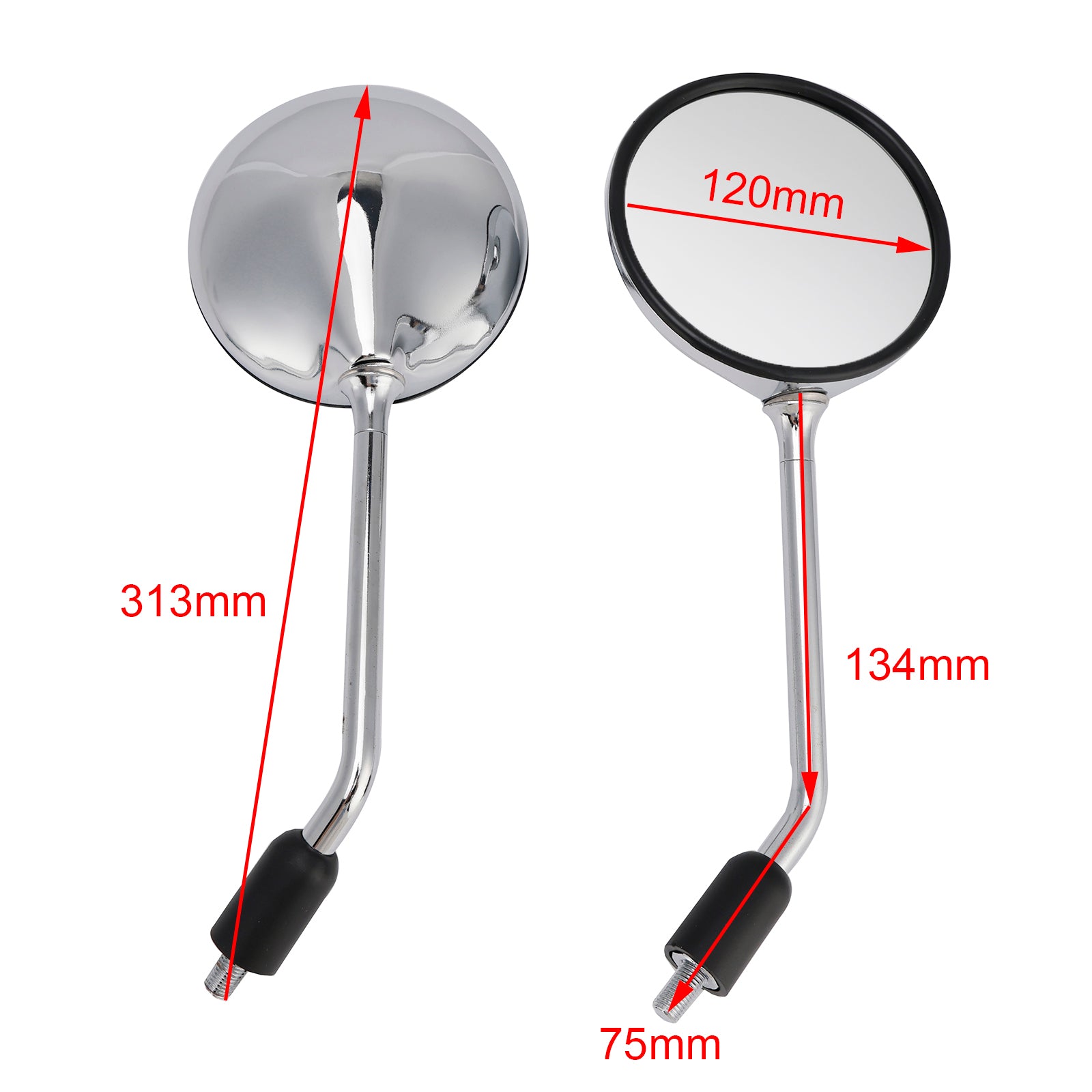 Ny spegeluppsättning för Honda CB650B CB650C CB650Z CB900F CB750F CB750K CB750L 79-82