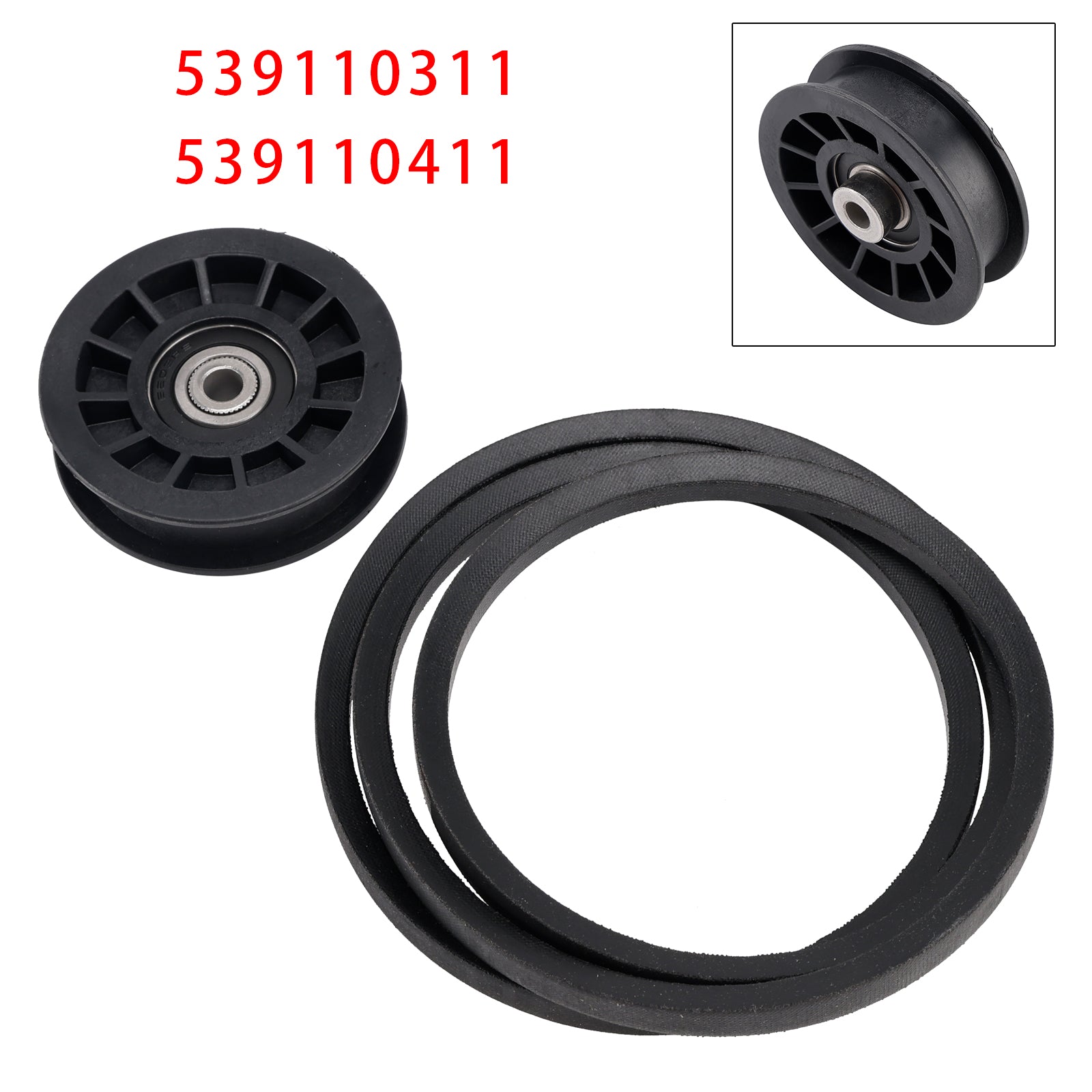 DRIVE IDLER PULLEY DRIVE BELT 539110411 & 539110311 For HUSQVARNA Z254F
