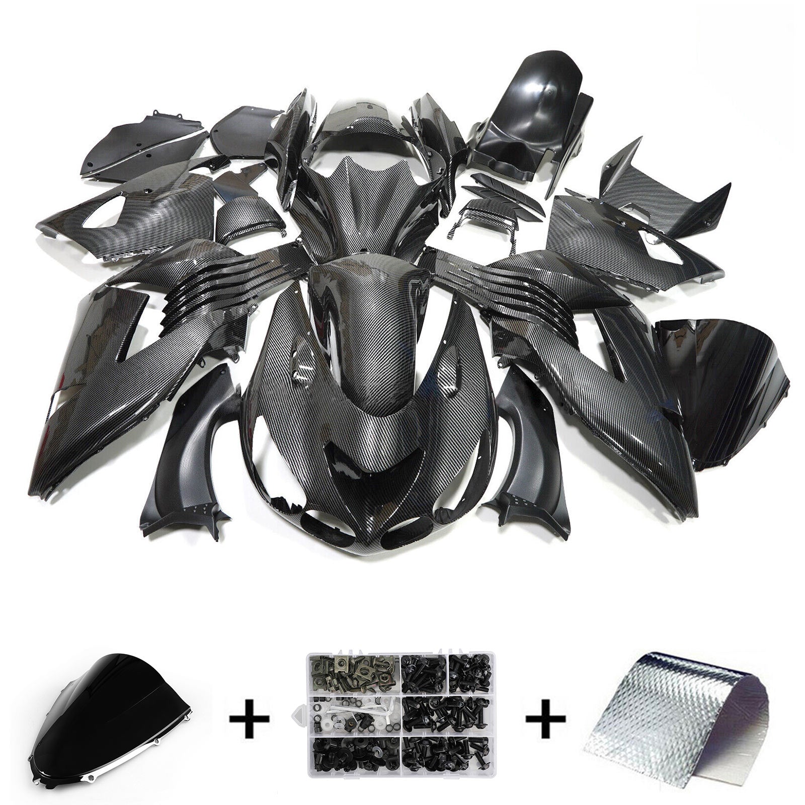 2006-2011 Kawasaki ZX14R ZZR1400 Injection Fairing Kit Bodywork