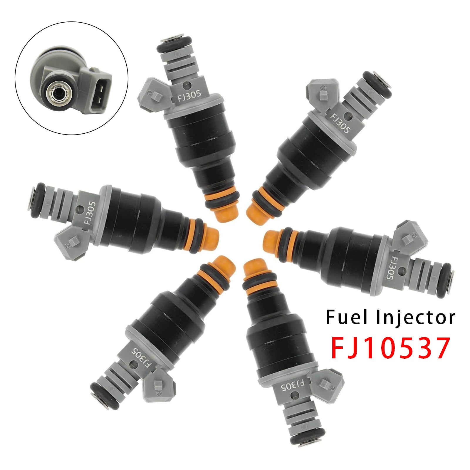 6Pcs Fuel Injector For Ford Ranger Mazda B3000 1999-2000 Gas V6 3.0L FJ10537