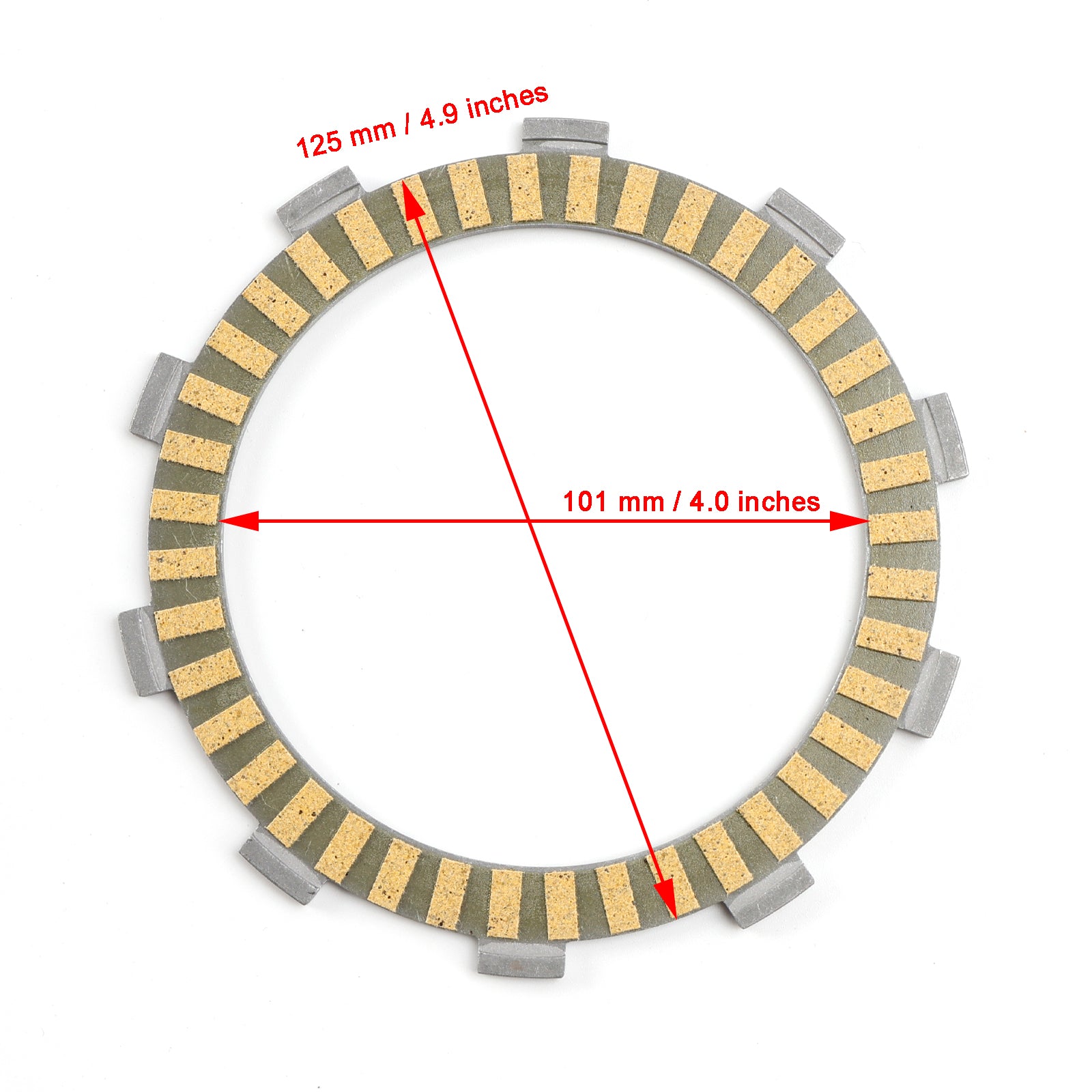 Clutch Friction Plate Kit for Ducati Superbike 848 08-10 Multistrada 1100 07-09