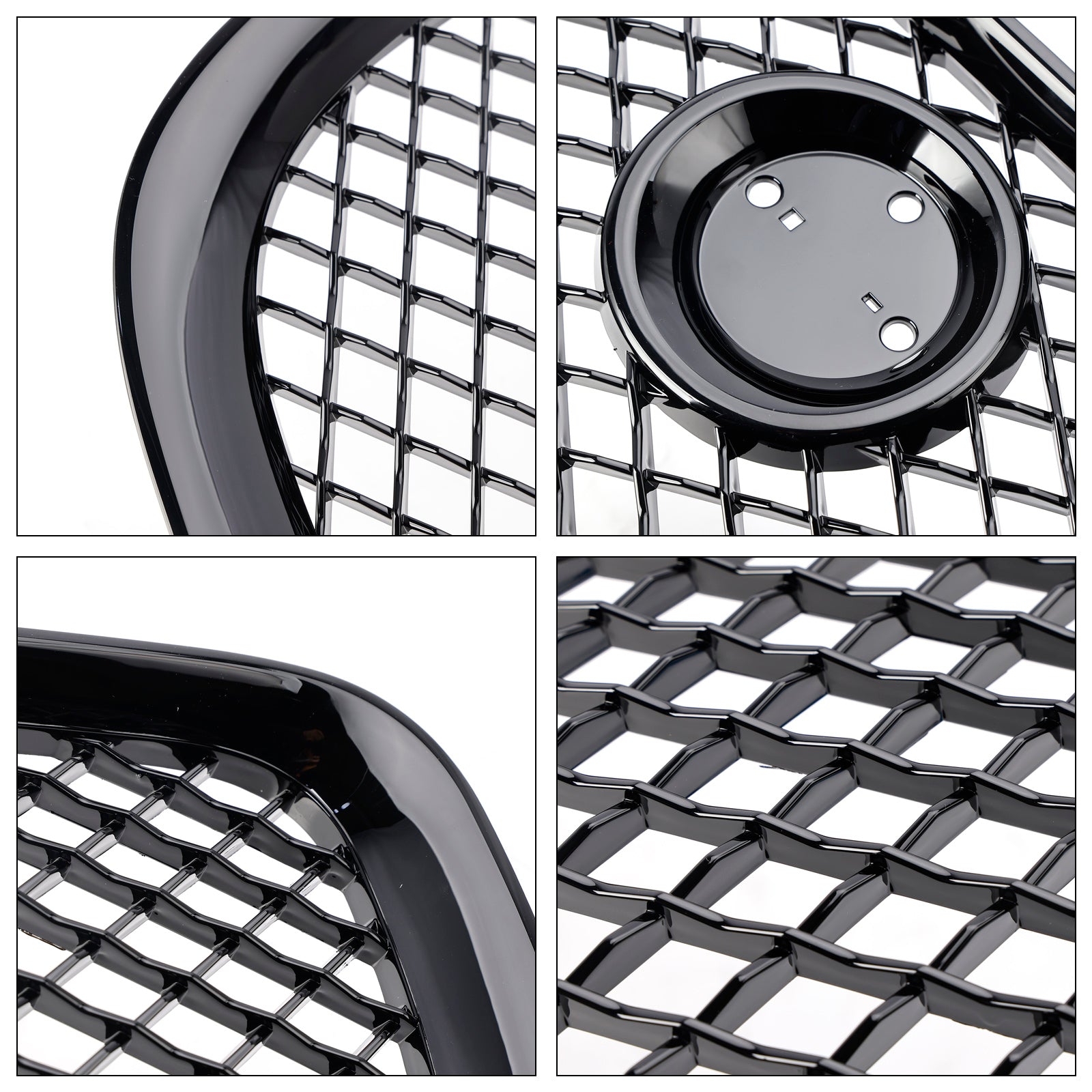 2010-2015 Jaguar XJ Gloss Black Front Bumper Grill Grille