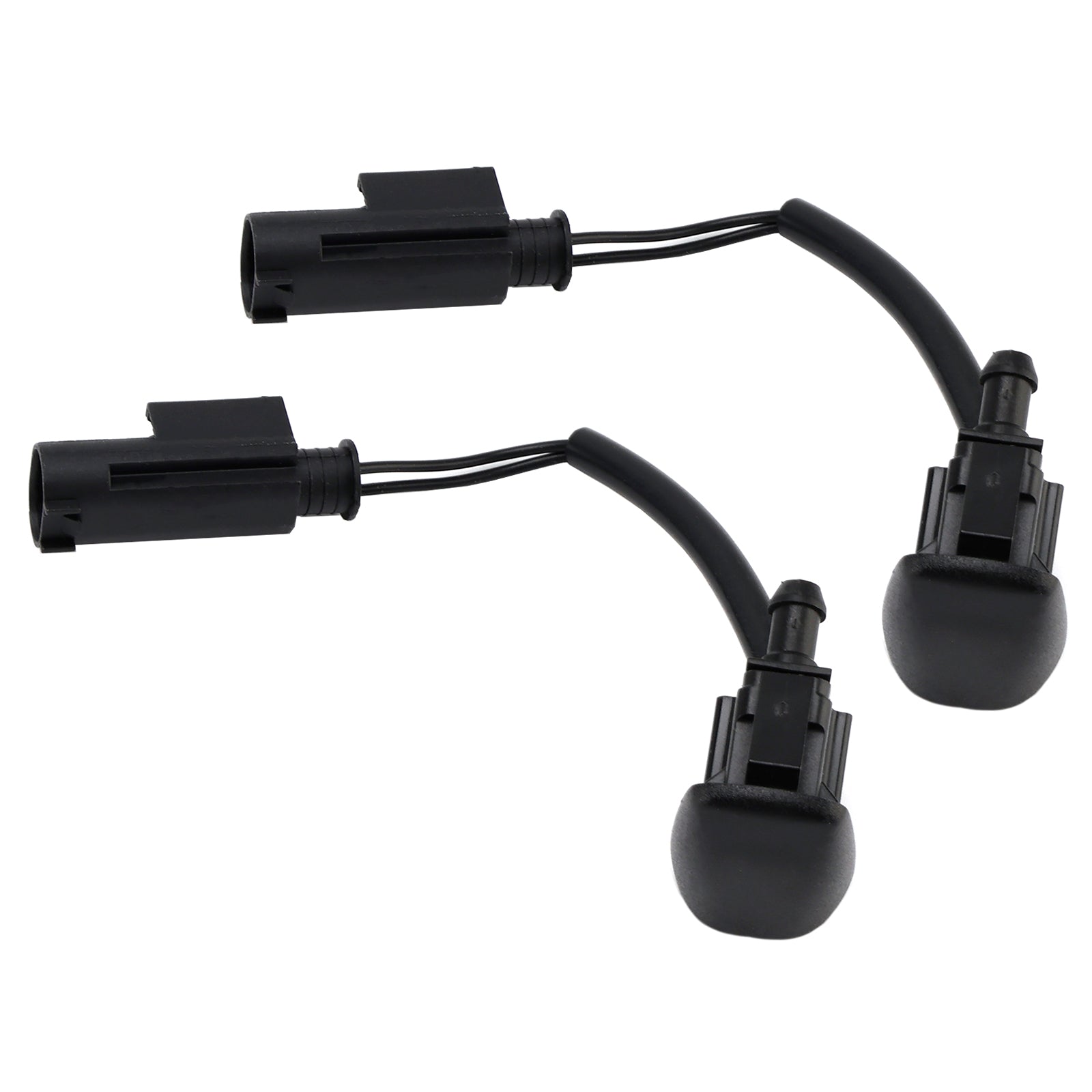 BMW E63 E64 645Ci 650i 2pcs Windshield Washer Nozzles Spray Jet 61667054445