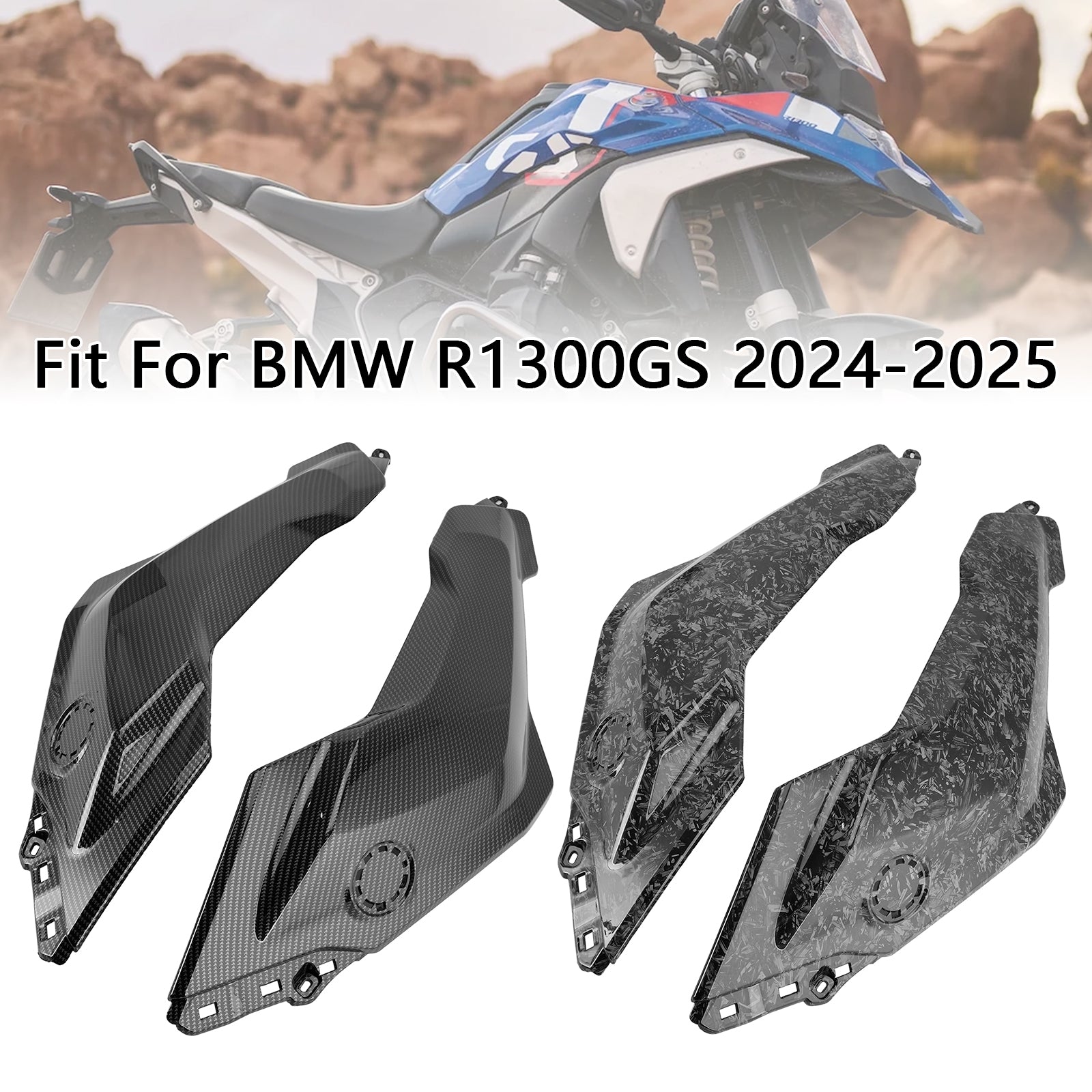 2024-2025 BMW R1300GS Side Gas Tank Frame Painel de capa de fada de capa de fada