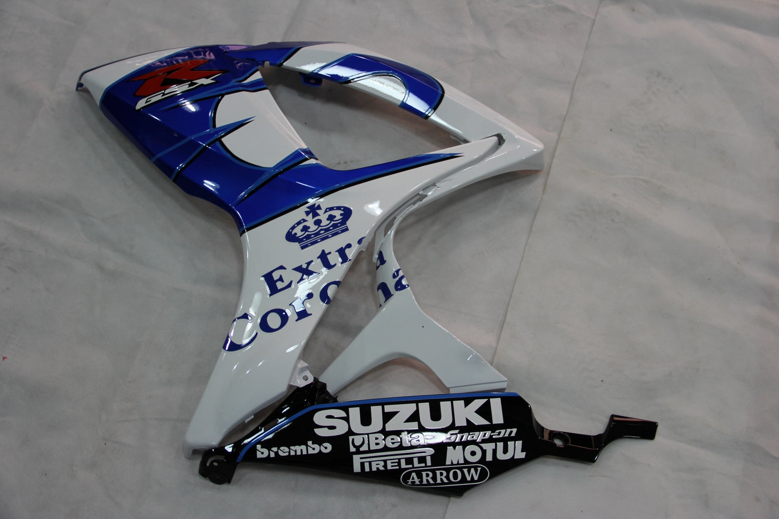 2006-2007 Suzuki GSXR 600 750 White Blue Corona Racing Fairings Generic