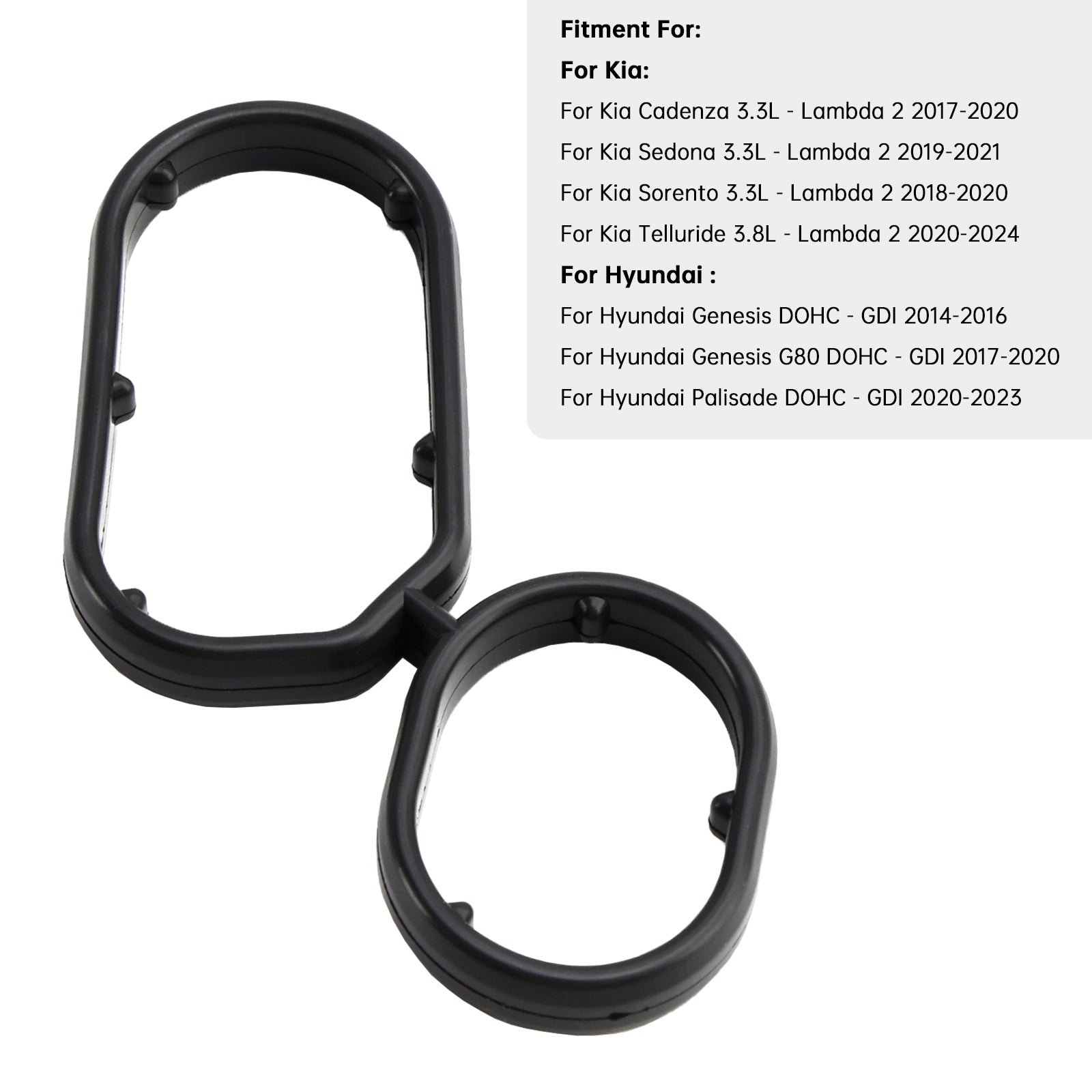 Engine Oil Filter Housing Gasket 26345-3LAA0 Fit Kia Sorento 3.3L 2018-2020