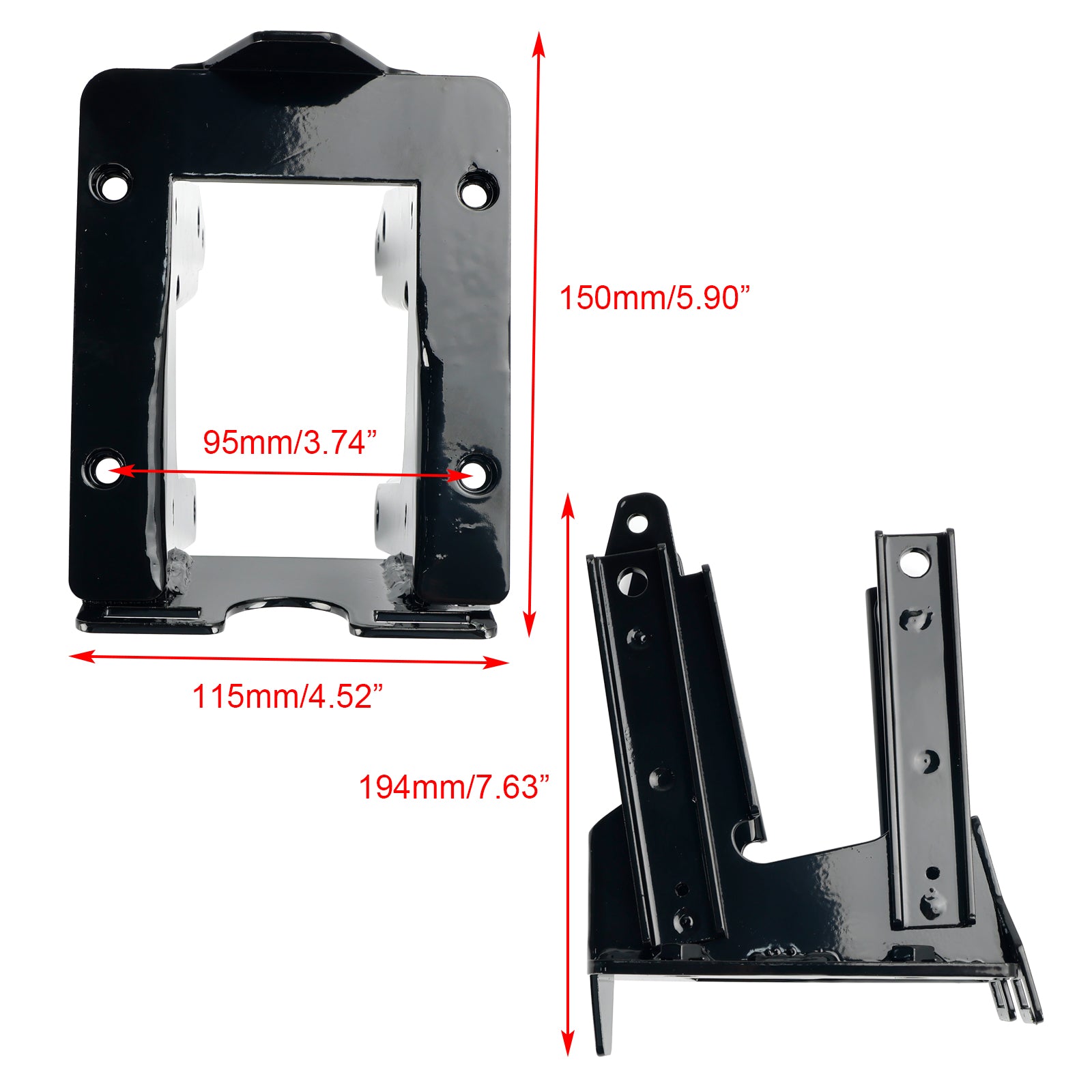 Support de support en acier pour carénage intérieur avant Harley Road Glide à partir de 2015, 47200266