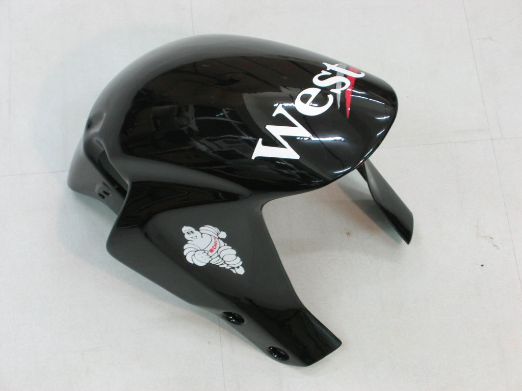 2005-2006 Honda CBR 600 RR Black West Racing Fairings Generic