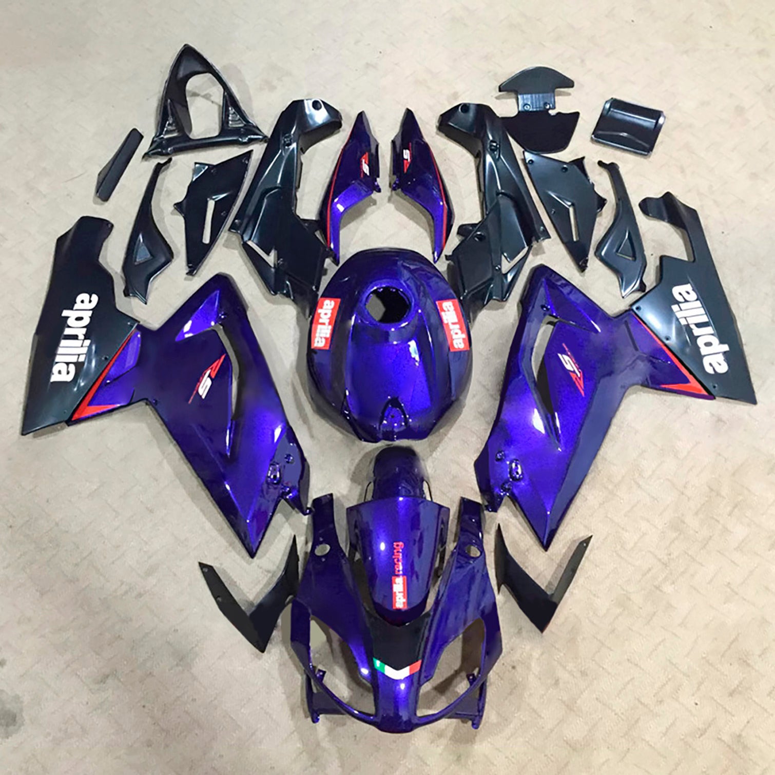 2006-2011 Aprilia Rs125 injektionsmässa kit Bodywork Plastic ABS