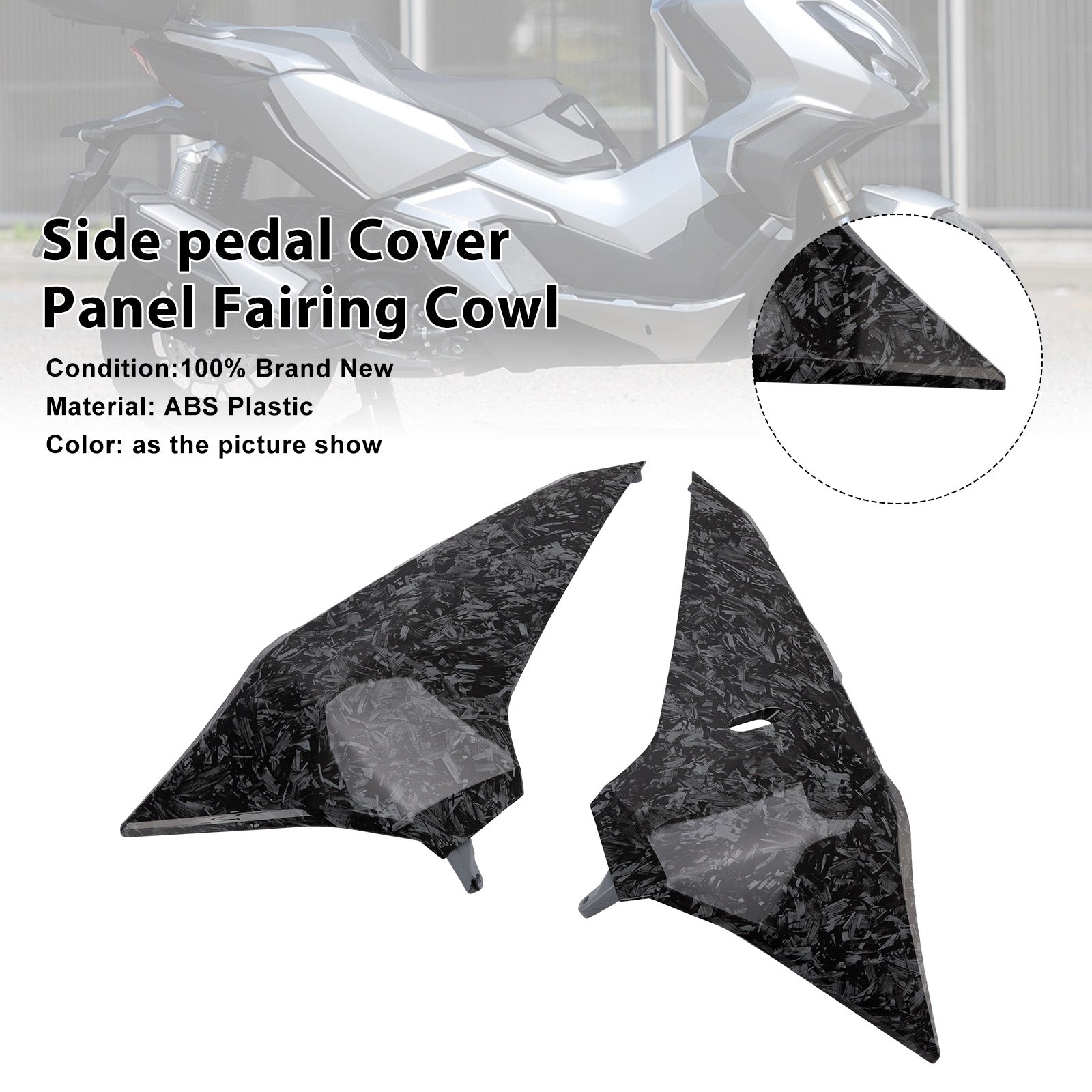 2022-2025 Honda ADV 350 Side pedal Cover Panel Fairing Cowl