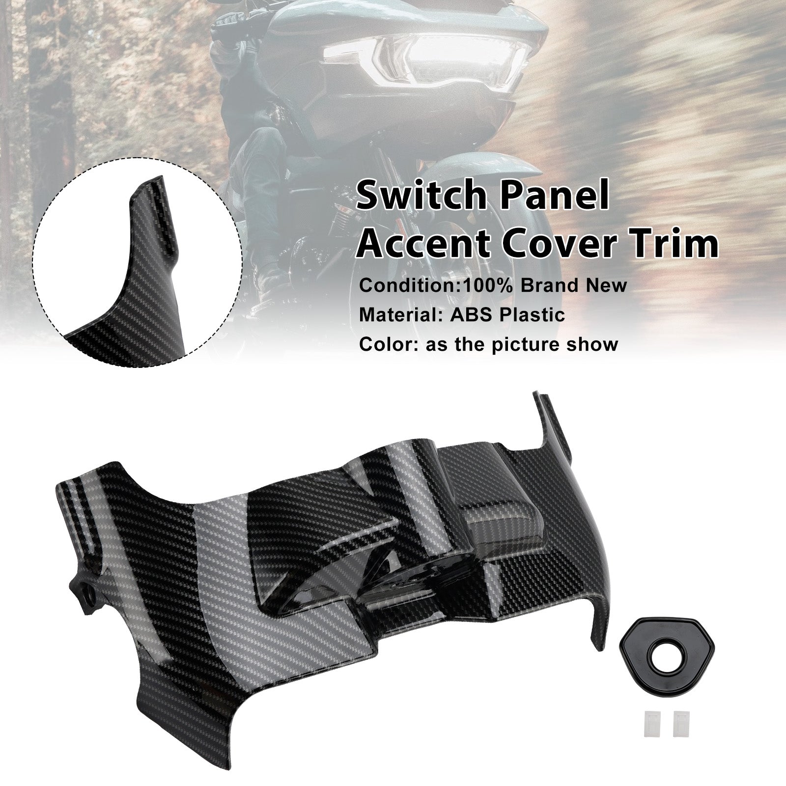 2023-2025 Touring Electra Street Glide Switch Panel Accent Cover Trim