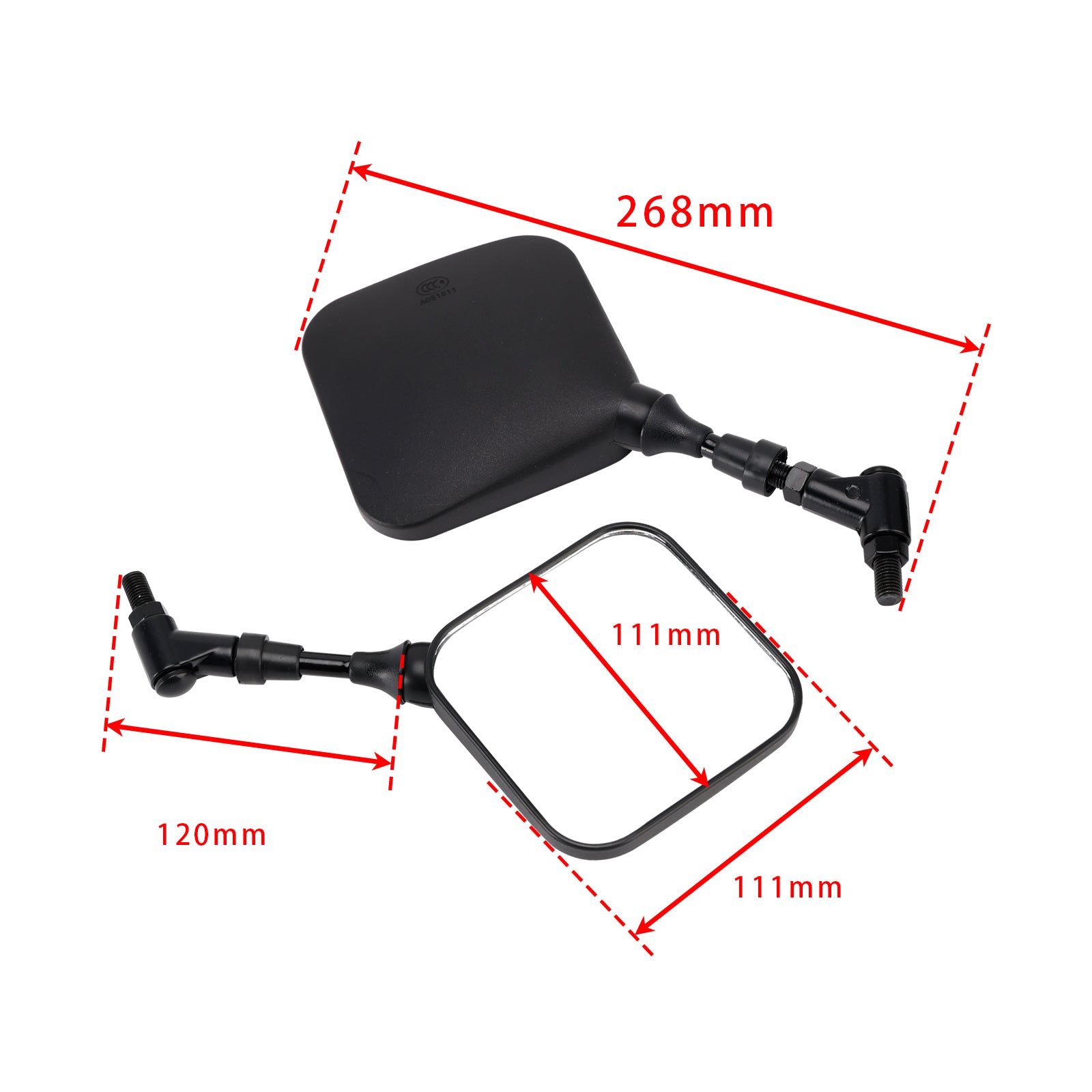 Mirrors Set For Suzuki DR200 DR250 DR350 DR 200 250 350 DRZ400 S SM DR650 S SE