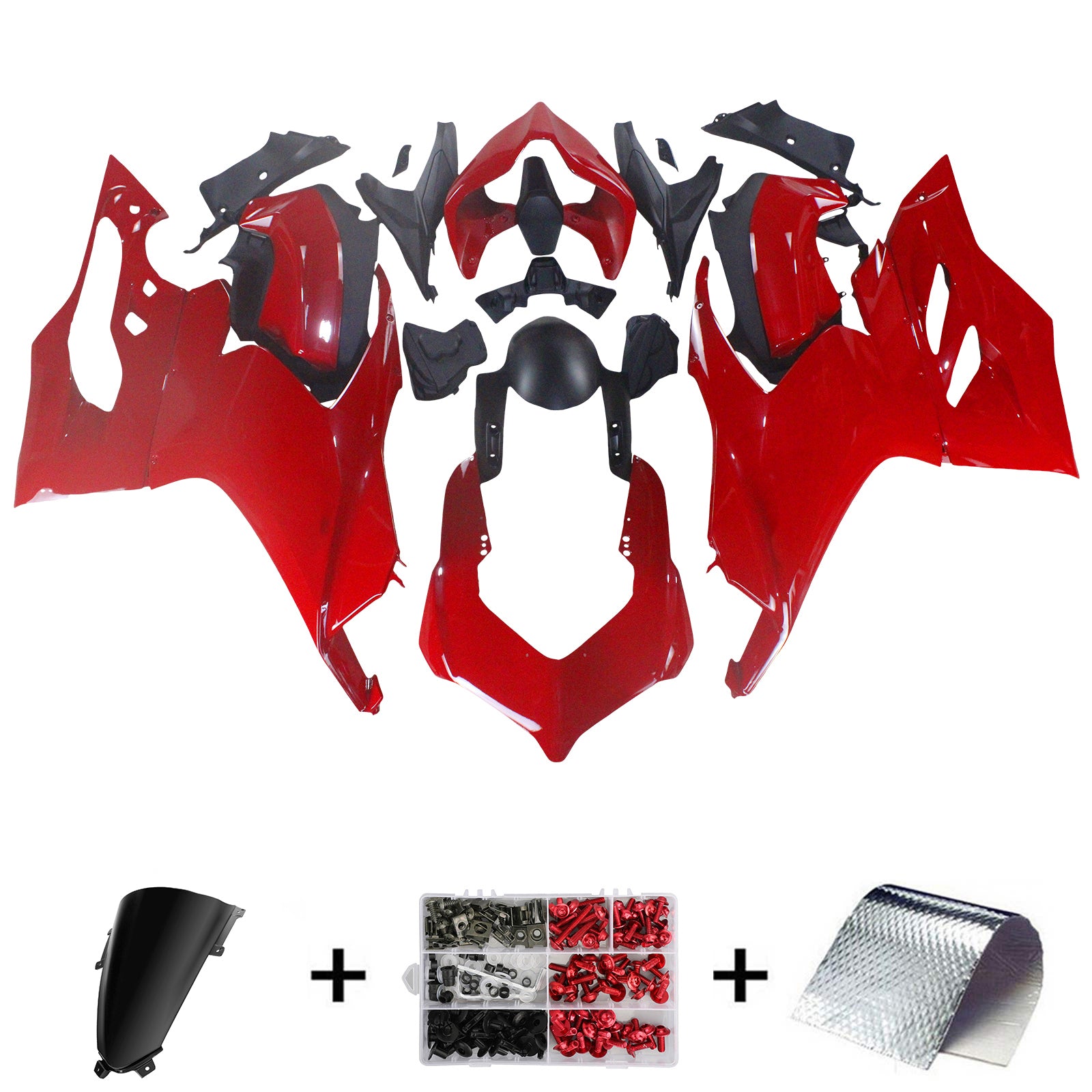 Einspritzverkleidungs-Kit Karosserie für Ducati Panigale V2 2020-2024