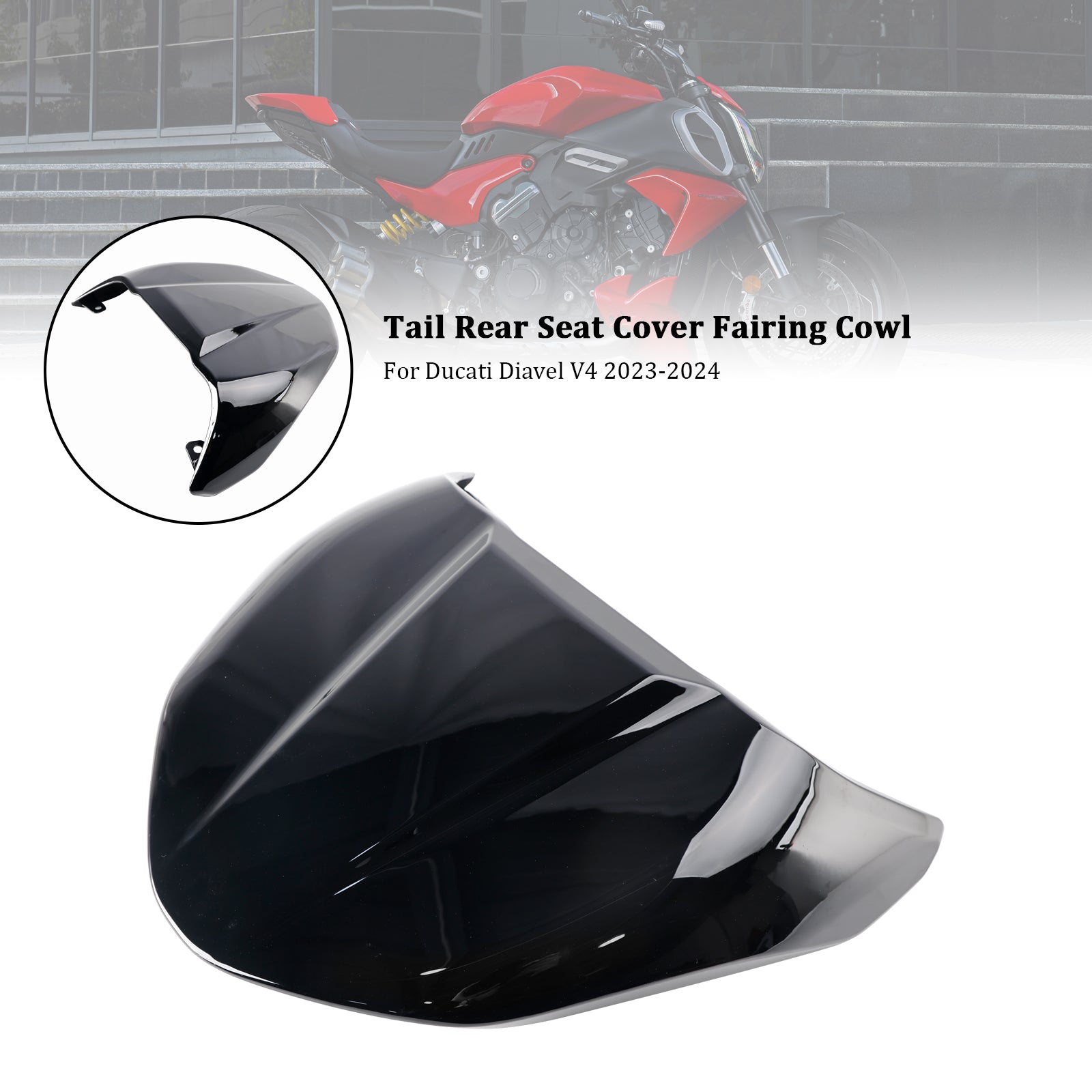 Capot de carénage de couverture de siège arrière Ducati Diavel V4 2023-2024