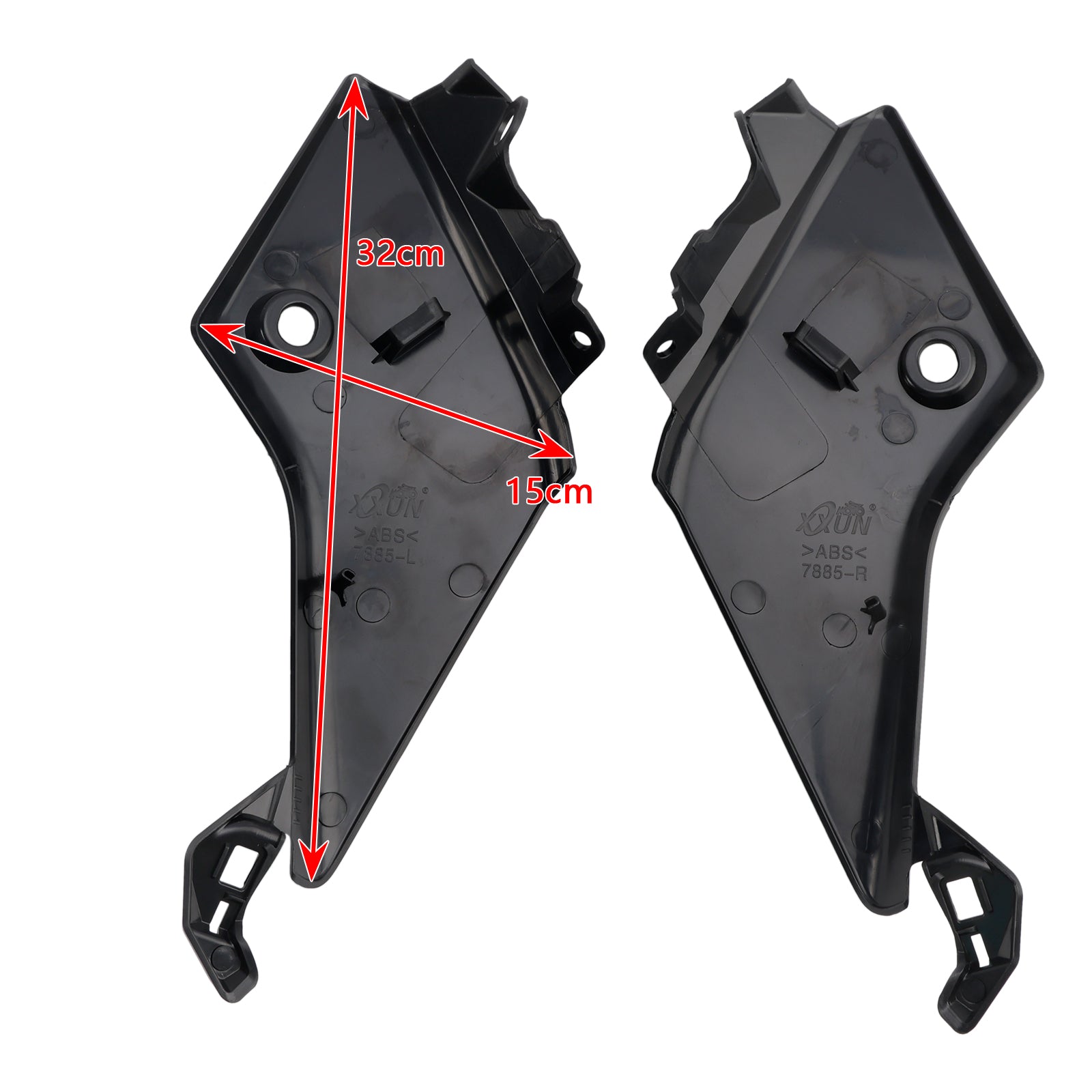 2019-2024 YAMAHA TENERE 700 Painel de carenagem de assento lateral capuz