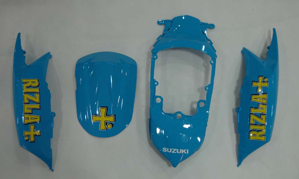 2008-2010 Suzuki GSXR 600 750 Blue Rizla Racing Fairings Generic