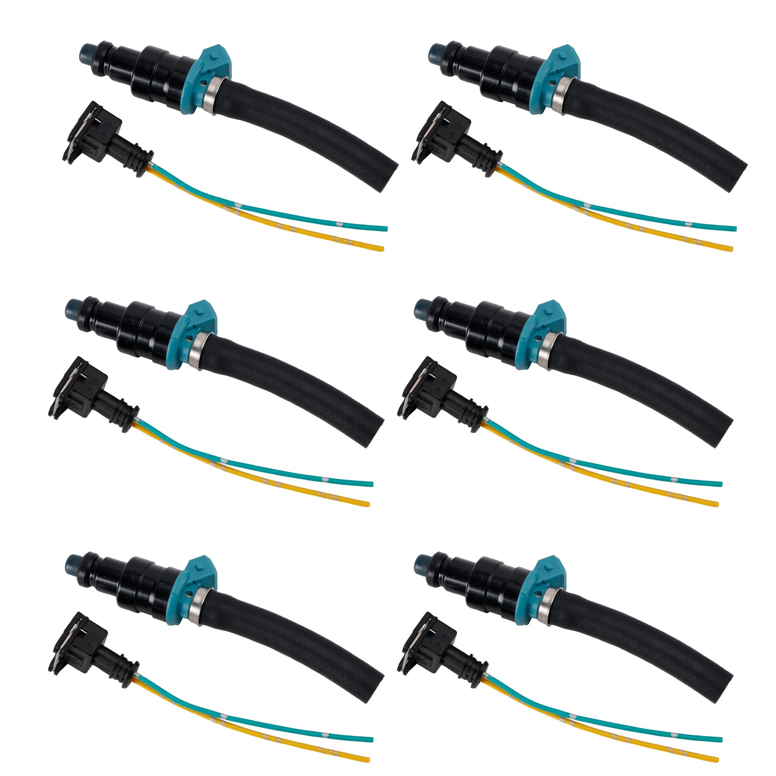 Mercedes-Benz 280SEL 450SE 280SEL 4.5L V8 6PCS Brandstofinjector 0280150036