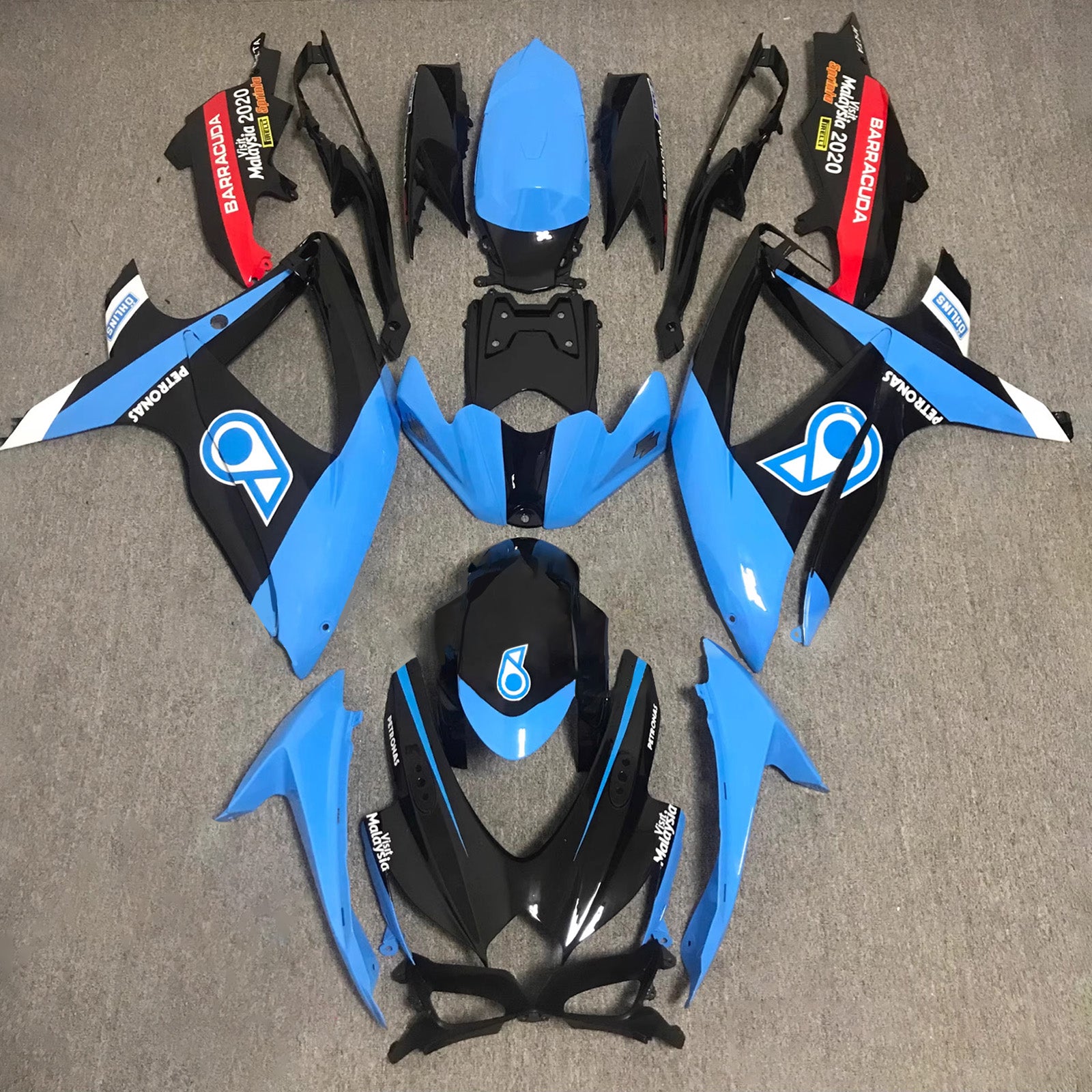 Injection Fairing Kit Bodywork Plastic ABS For Suzuki GSXR 600/750 2008-2010 K8