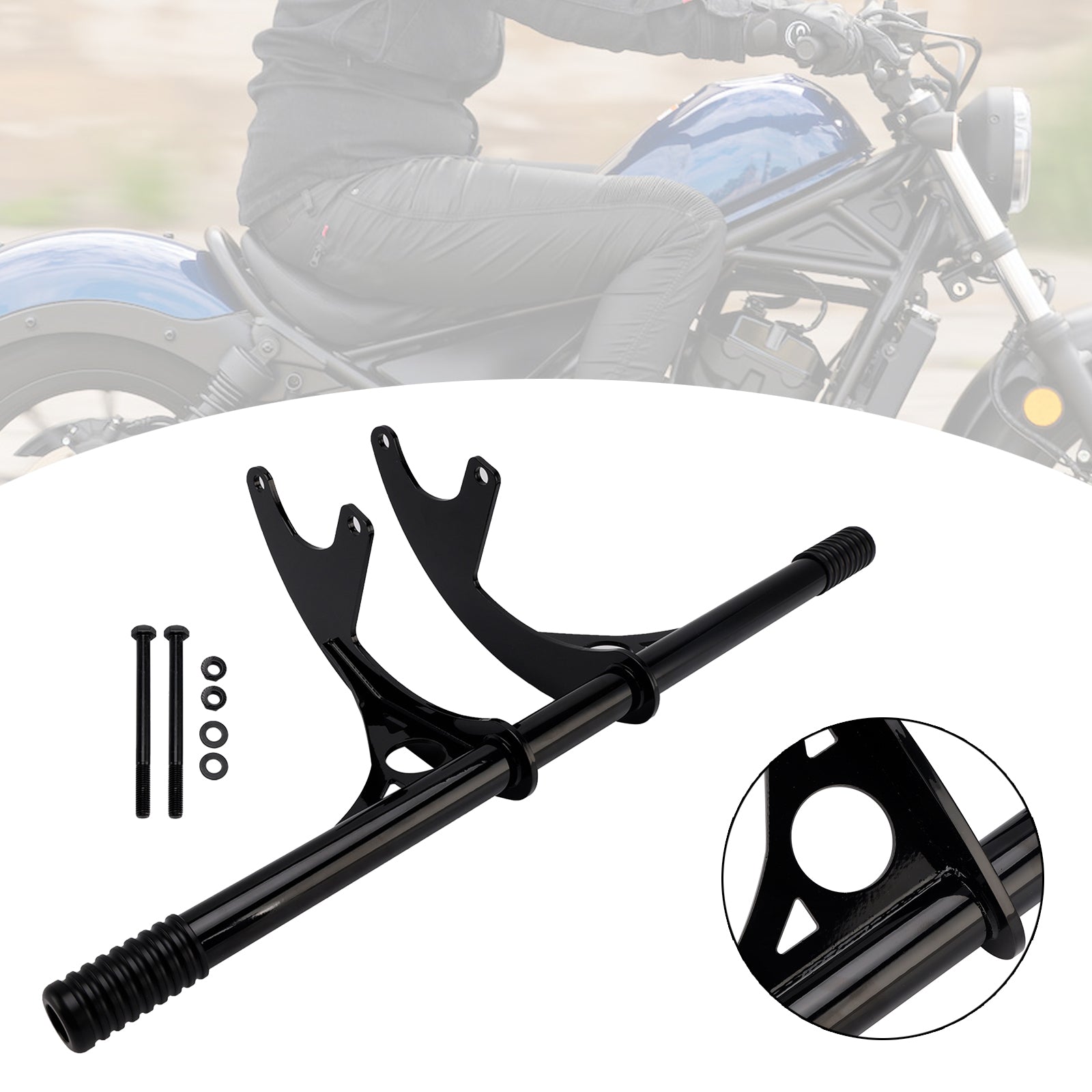 2017-2025 Honda Rebel Cm300 Engine Guard Crash Bar Frame Protector Bumper Black