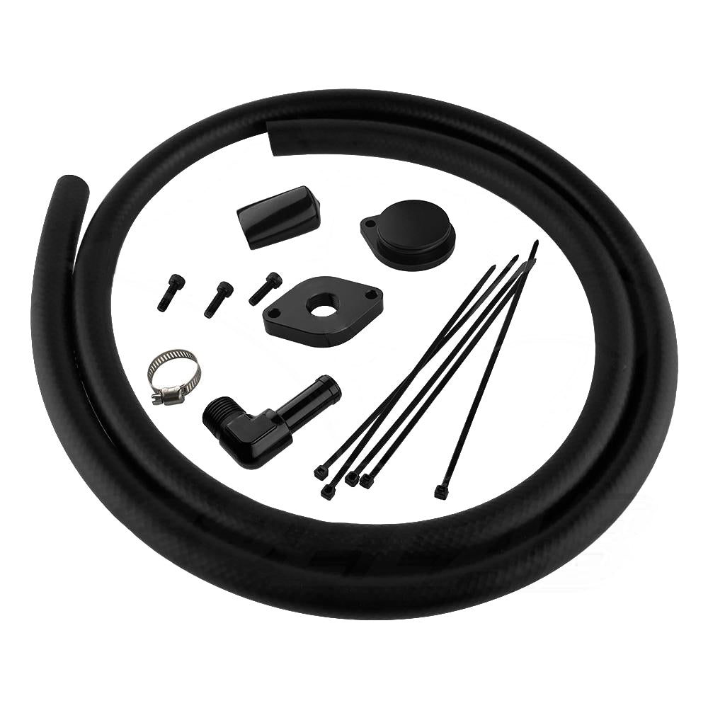 CCV Reroute Kit + CCV Baffle Interne Catch Can voor Ford 6.7L Powerstroke 201l-2024
