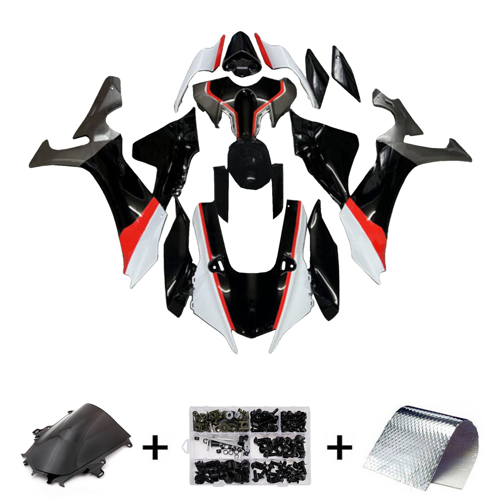 Kit de carenado de inyección, carrocería de plástico ABS apto para Yamaha YZF-R1 2020-2025