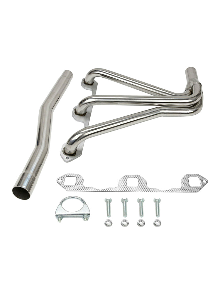 Coletor de cabeçalho de aço inoxidável encaixe mg mgb 1.8l 1962-1974 w/tubo