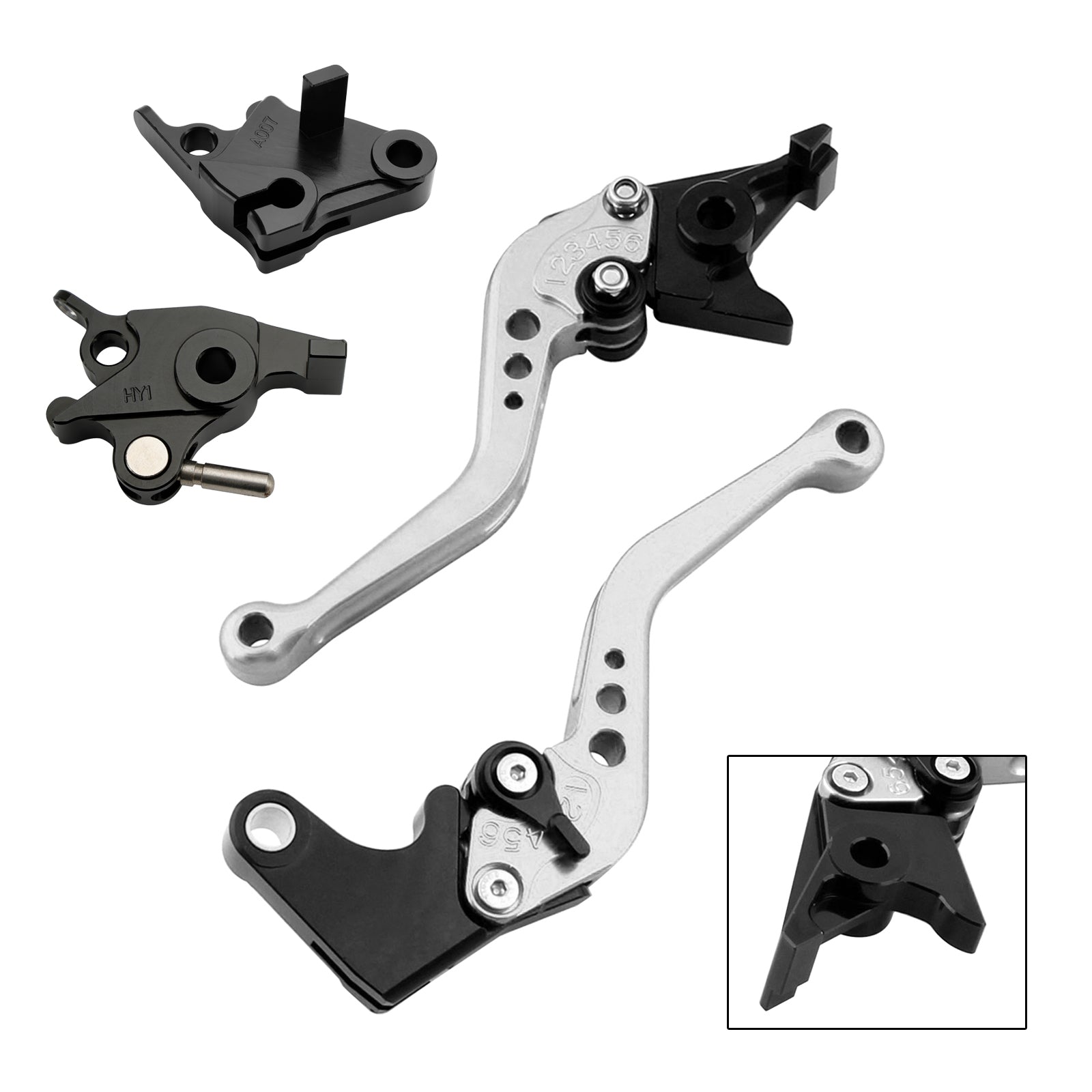Ny kort kopplingsbromsspak Fit för CFMOTO 400NK 650NK 650MT 650GT 2020-21