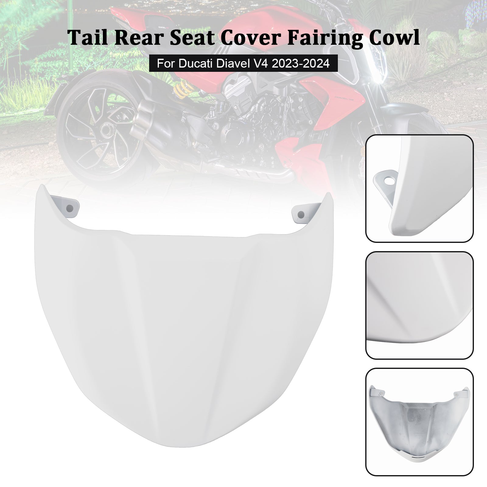 Capot de carénage de couverture de siège arrière Ducati Diavel V4 2023-2024