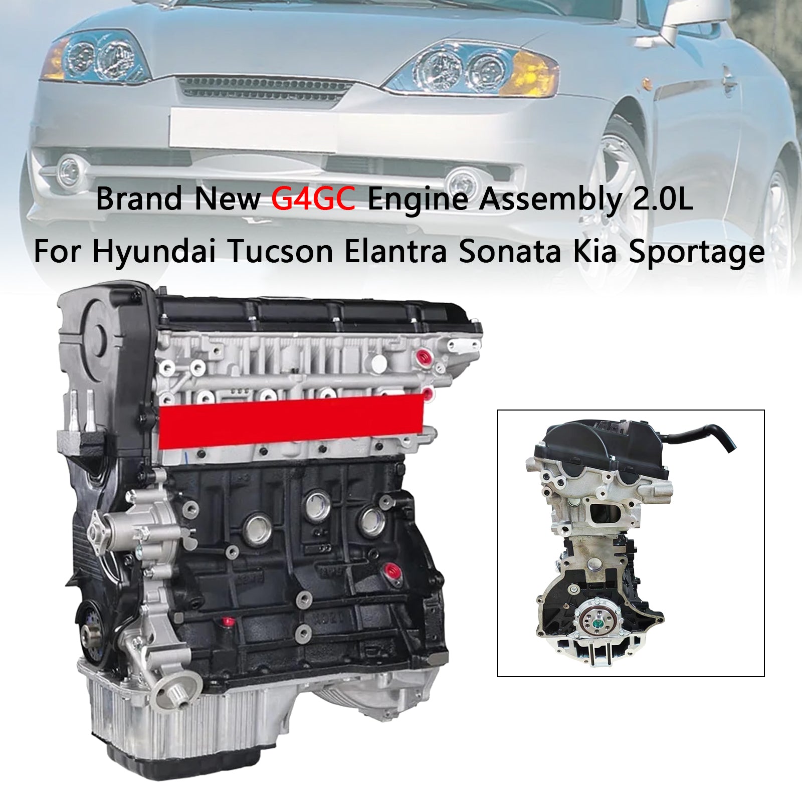 New G4GC Engine Assembly 2.0L For Hyundai Tucson Elantra Sonata Kia Sportage