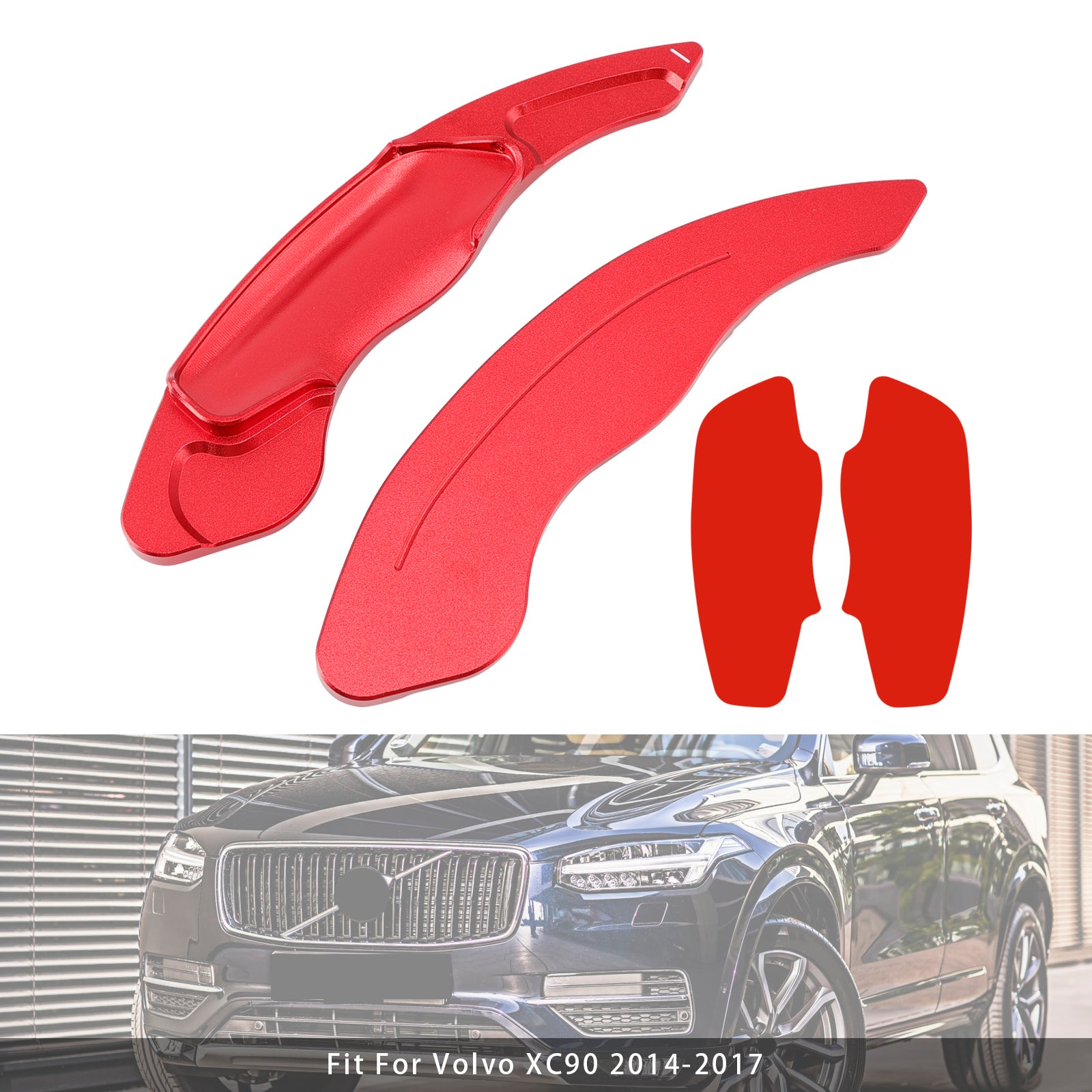 Extension de paletteur de volant pour Volvo XC60 XC90 Aluminium