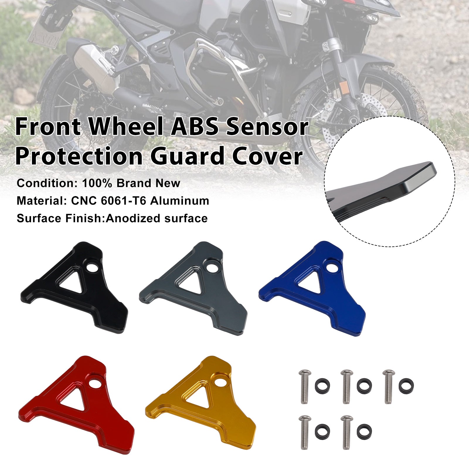 Garde de Protection de capteur ABS de roue avant pour BMW R1300GS/ADV 23-25