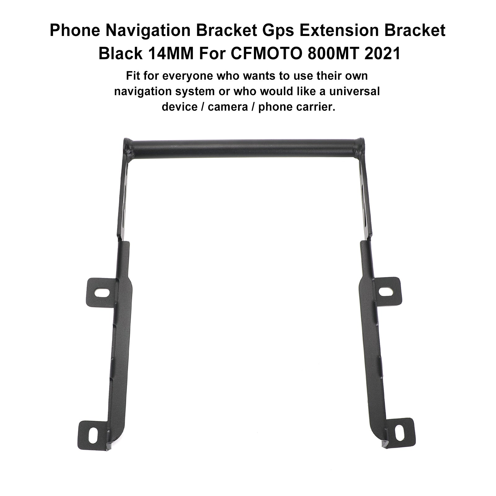 Navigation Bracket Phone Gps Bracket Black 14Mm Fits For Cfmoto 800Mt 2021