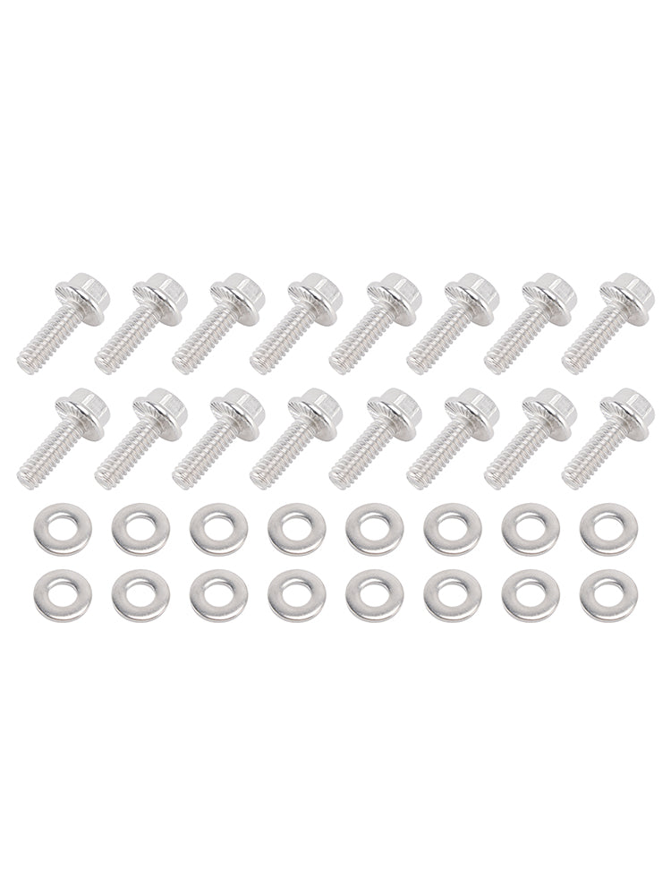 Kit de boulons de couvercle de valve hexagonale en acier inoxydable 300, 400-7507, 2 paquets