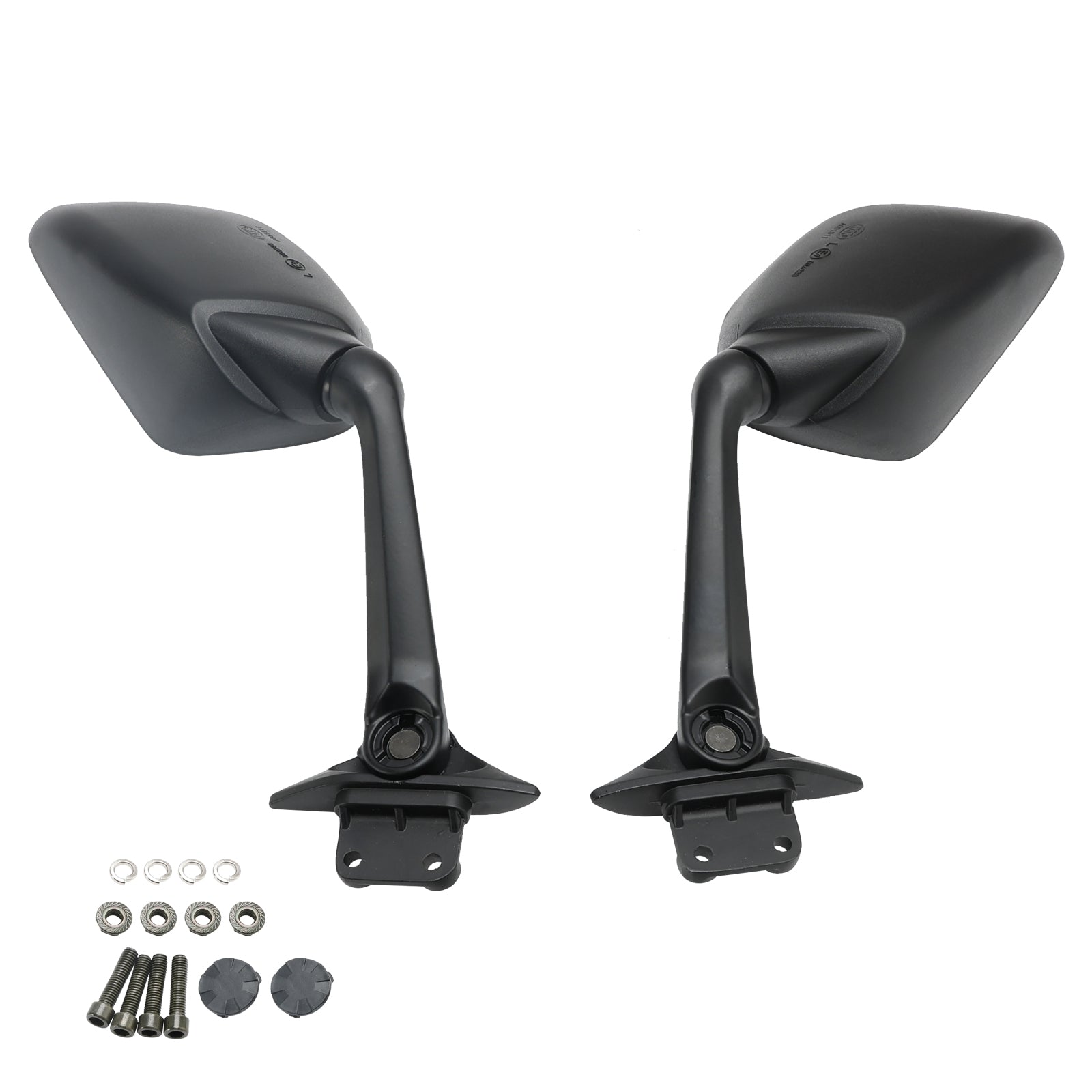 BLACK PAIR MIRRORS FOR YAMAHA TMAX T-MAX 530 2017-2019 BC3-26280-00 BC3-26290-00