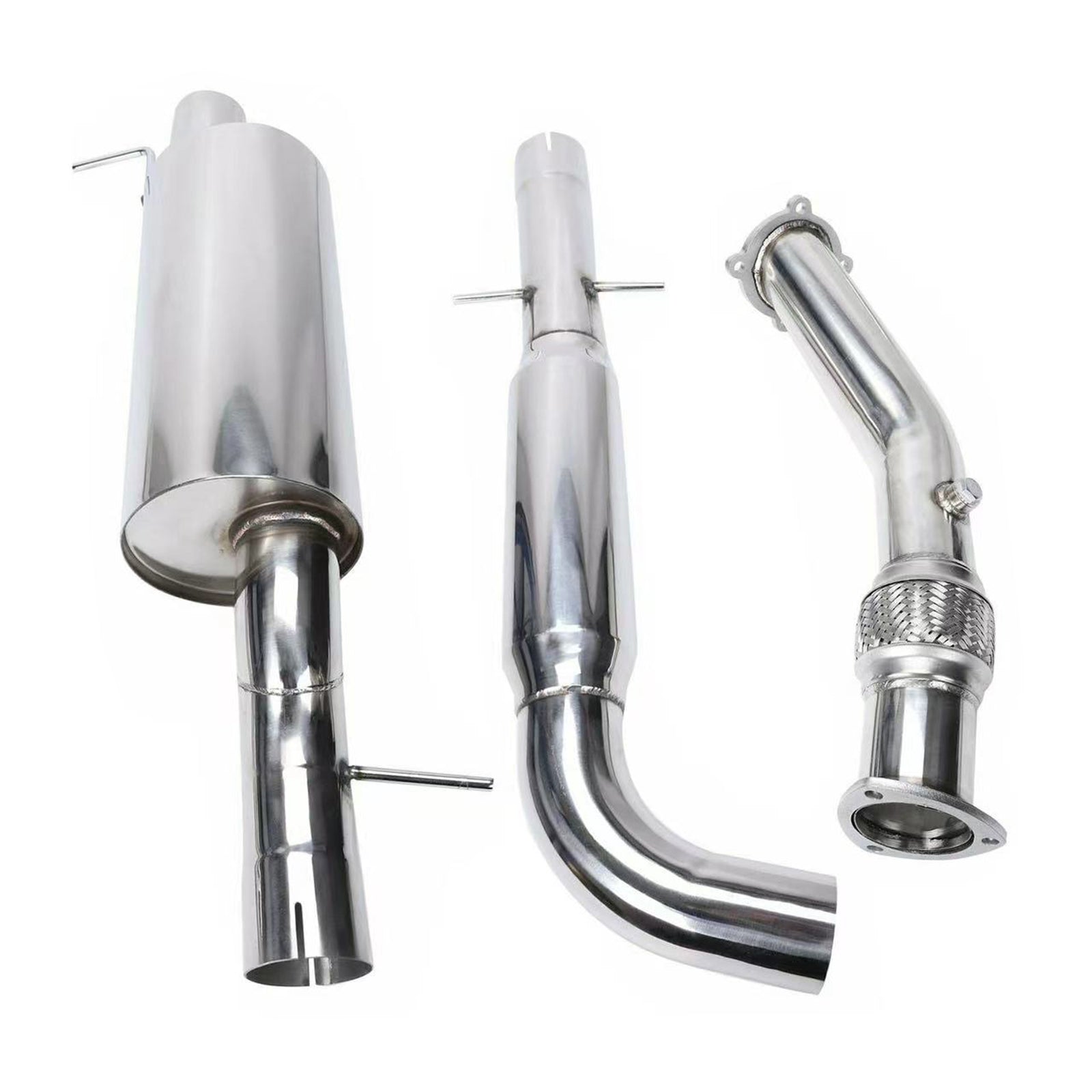 1.8T 3" Catless uitlaatsysteem + downpipe voor MK4 VW GTI Jetta Golf GLI