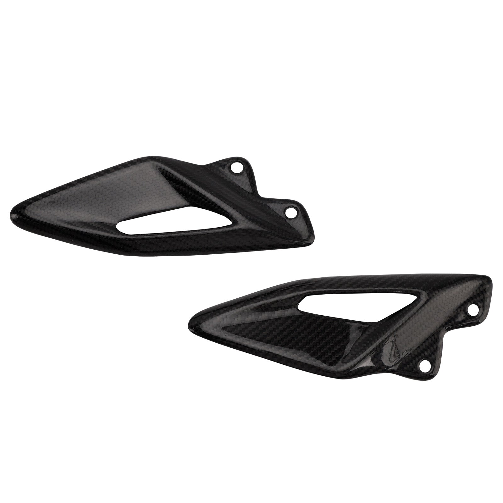 Panneau de Protection des pieds en Fiber de carbone véritable, pour Street Triple 765 RS 2016 – 2022