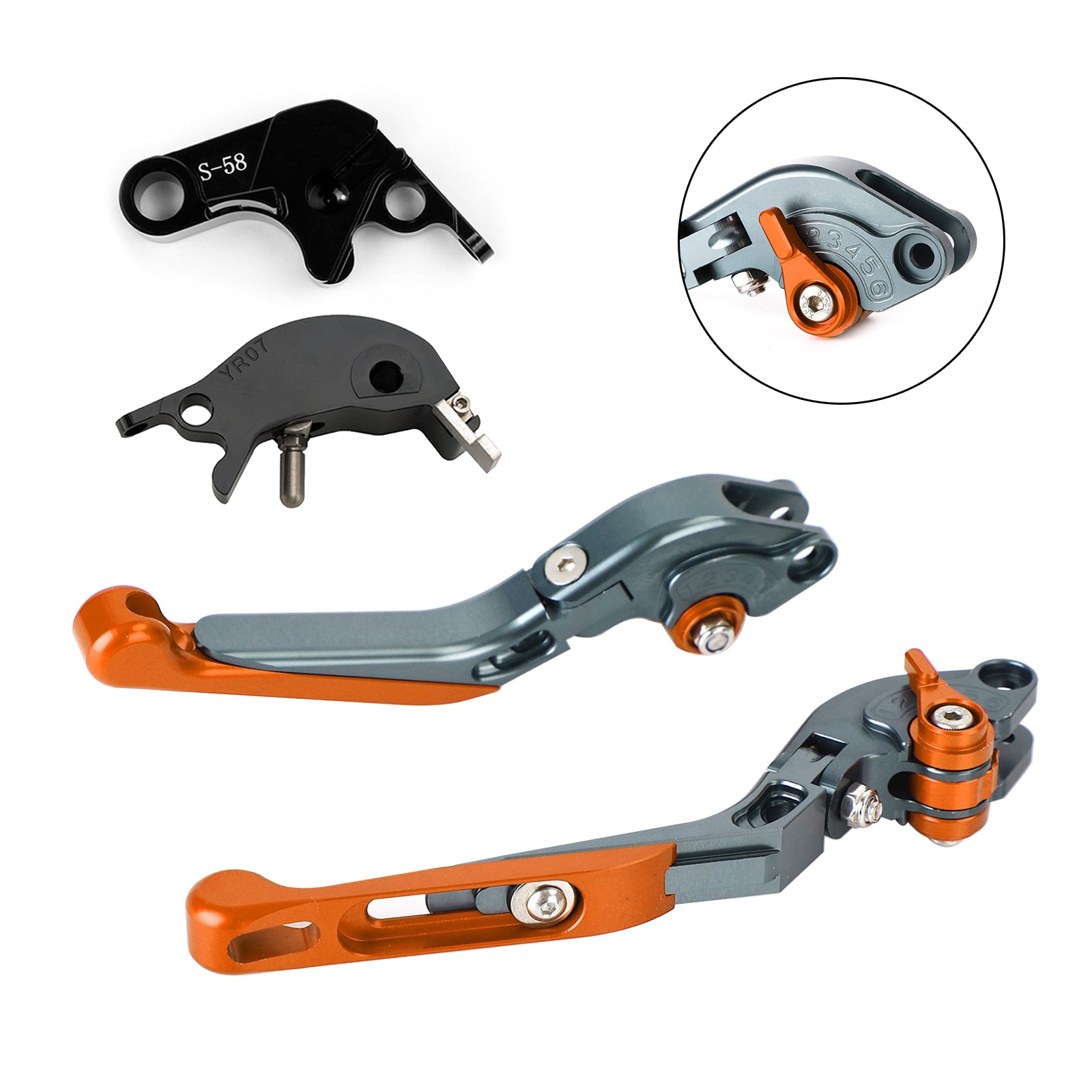 2022-2023 YAMAHA YZF R7 MT-10/SP FZ-10/SP Palanca de freno de embrague ajustable