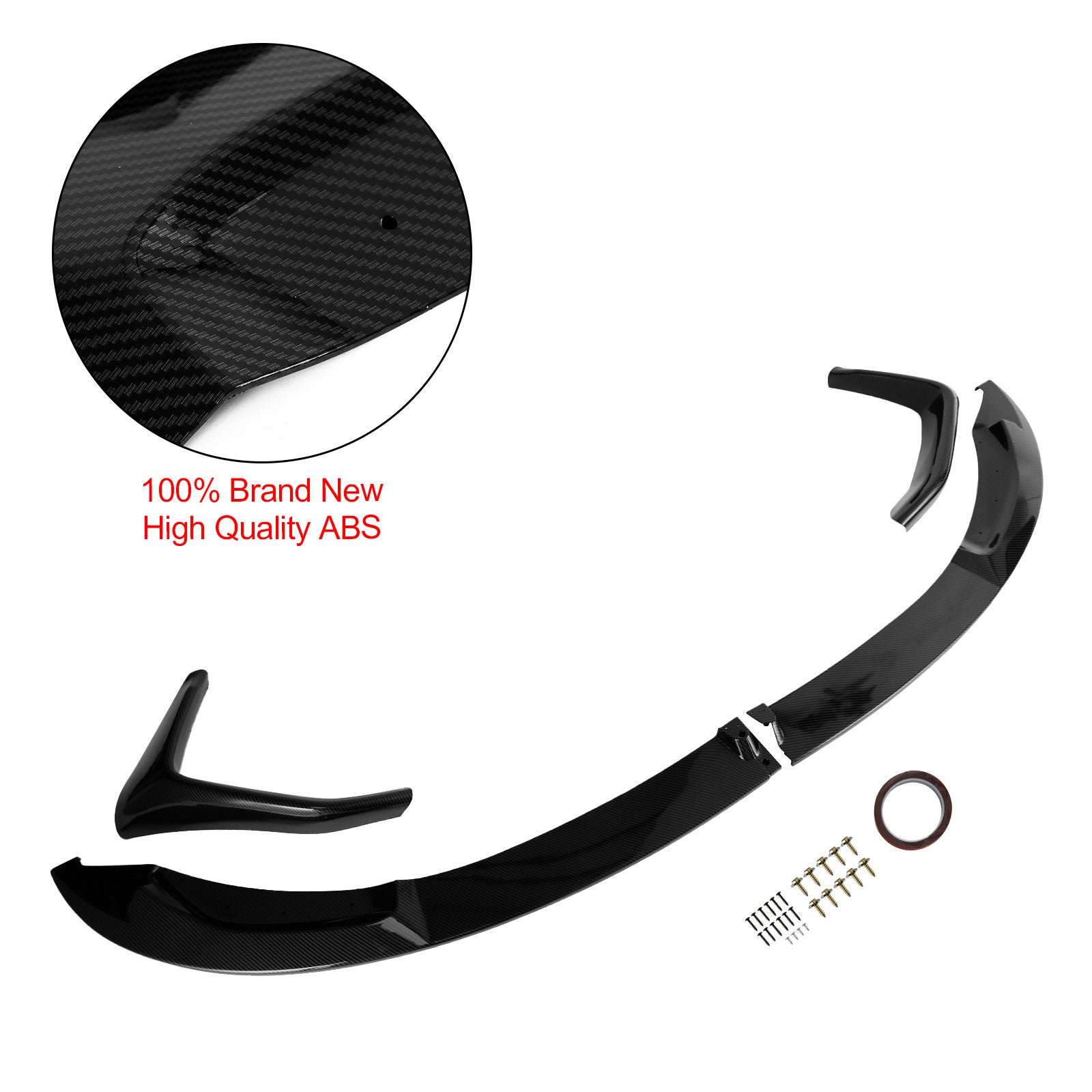 2013-2018 BMW M3 M4 F80 F82 M Sport OnlyCarbon Look Front Lip Splitter Spoiler Performance Style