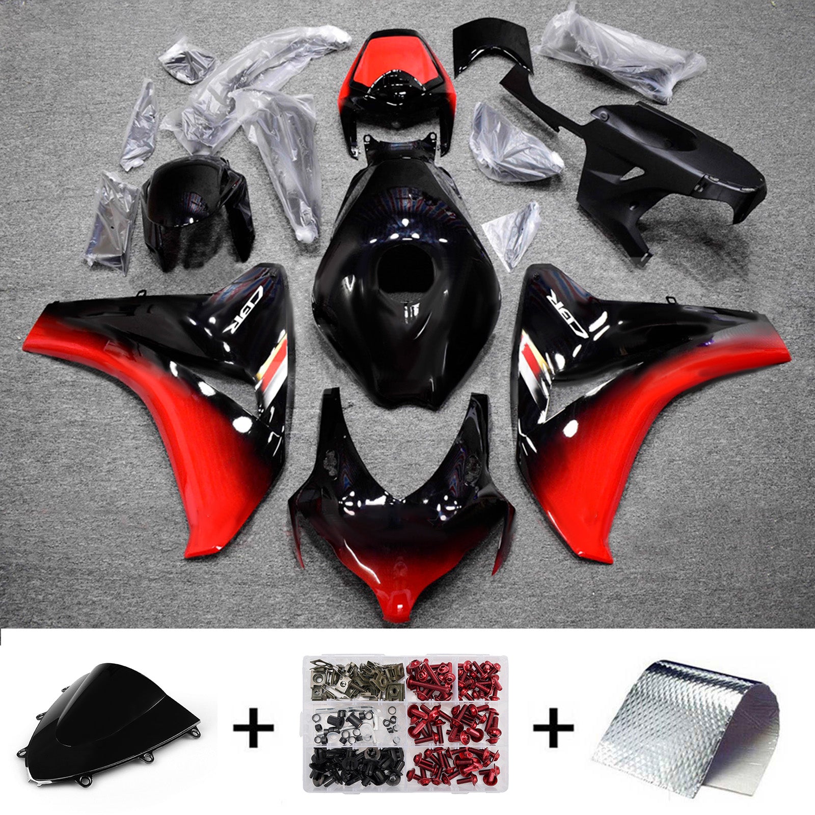 Injection Fairing Kit Bodywork Plastic ABS For Honda CBR1000RR 2008-2011