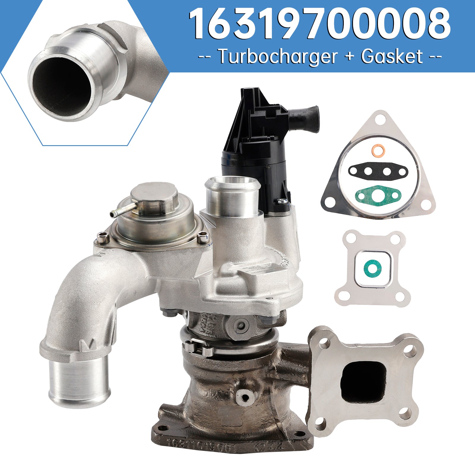 Honda Civic CR-V 1.0 VTEC-turbocompressor + pakking vanaf 2017 16319700008 129 pk-95 kW