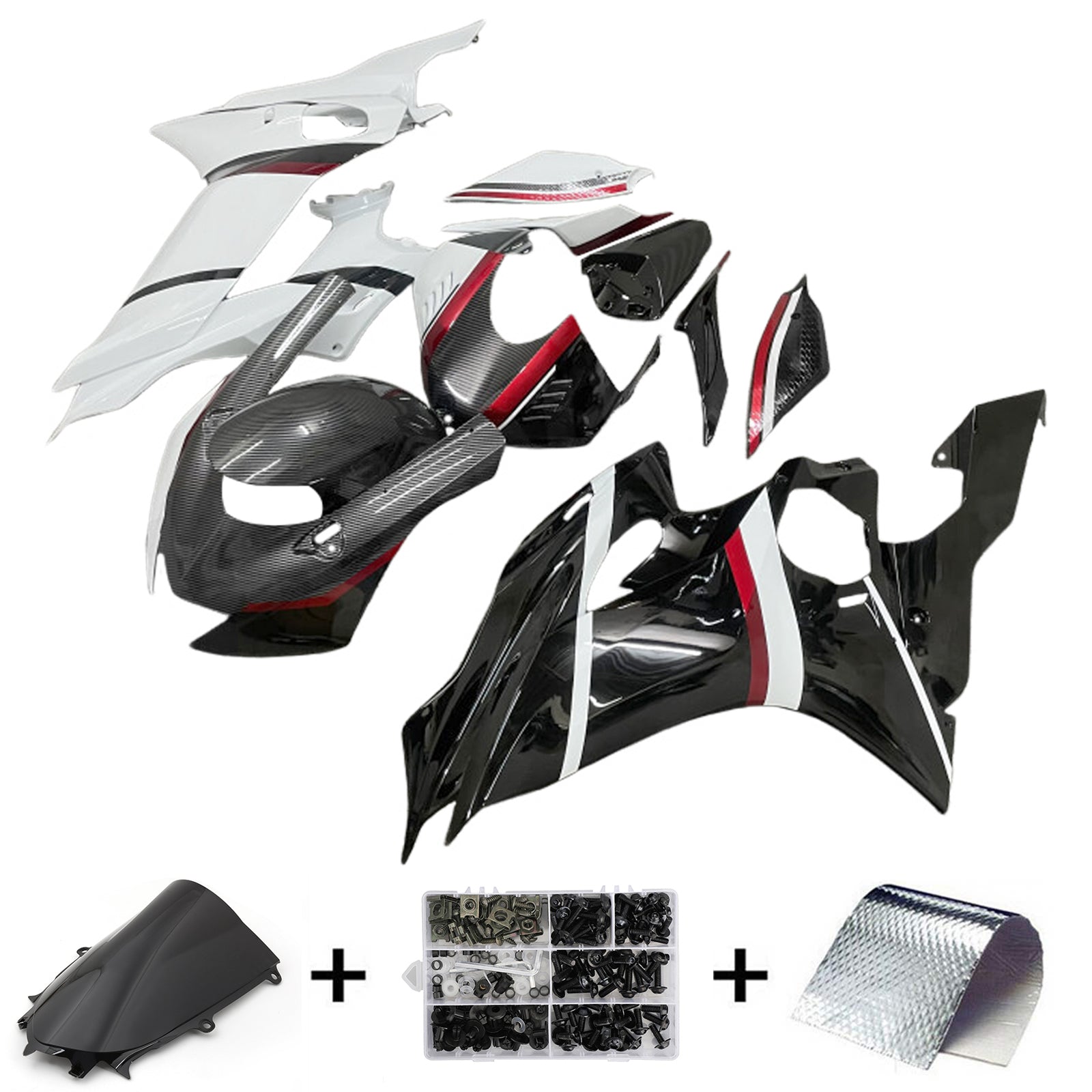 Kit de carénage d'injection Yamaha YZF-R6 2017-2023 carrosserie plastique ABS