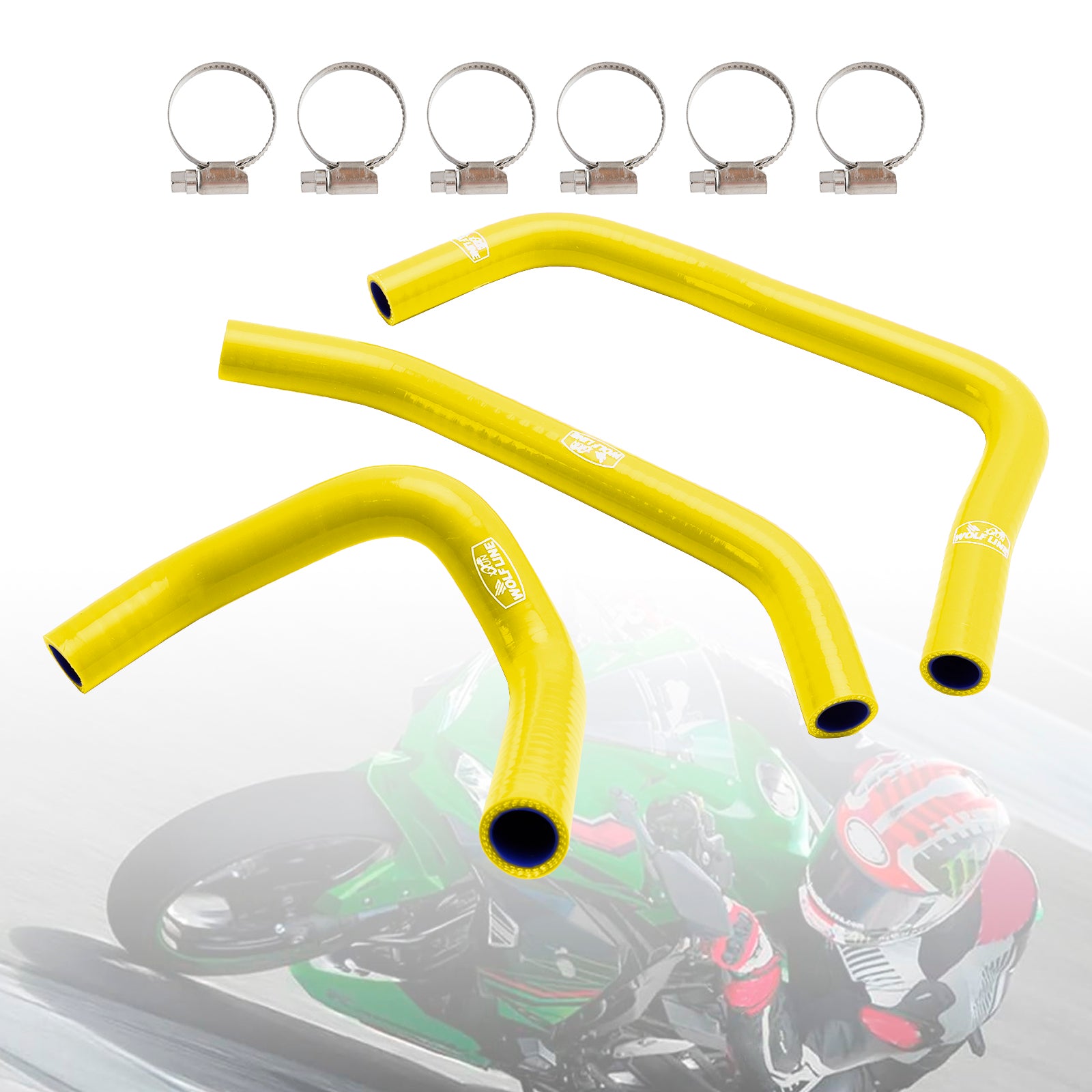 Silicone Radiator coolant Hose kit For Kawasaki ZX4R ZX-4RR 2023-2024