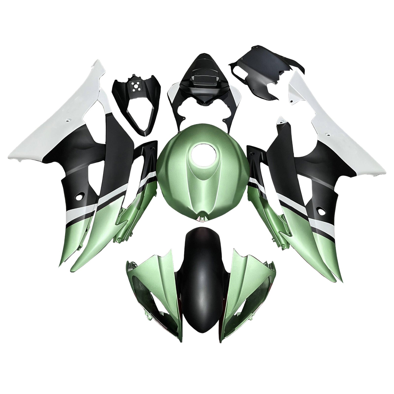 Injection Fairing Kit Bodywork Plastic ABS For Yamaha YZFR6 YZF-R6 2008-2016