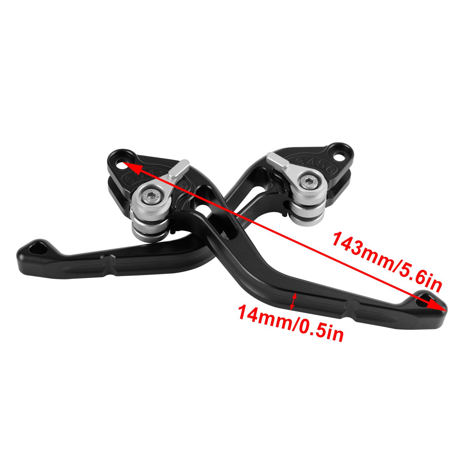NEW Short Clutch Brake Lever fit for Suzuki GSF650 GSXR1300 DL1000 Silver