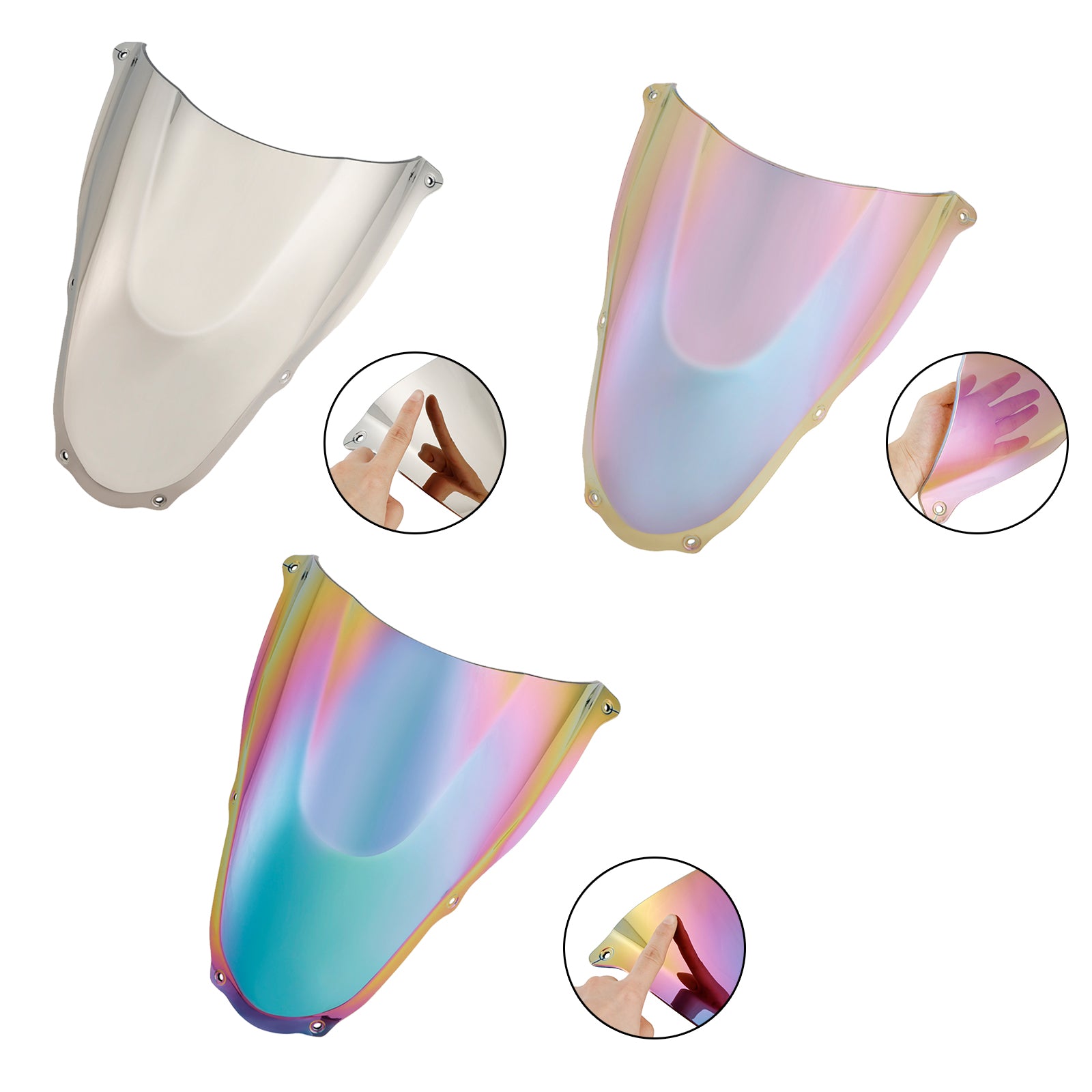 2006-2010 Yamaha RS125 ABS Motorcykel vindrutan vindruta