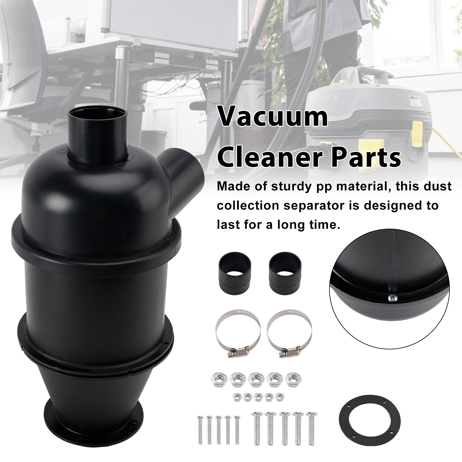 Cyclone Filter Dust Collector Sturdy Dust Separator for DIY trebearbeiding sand