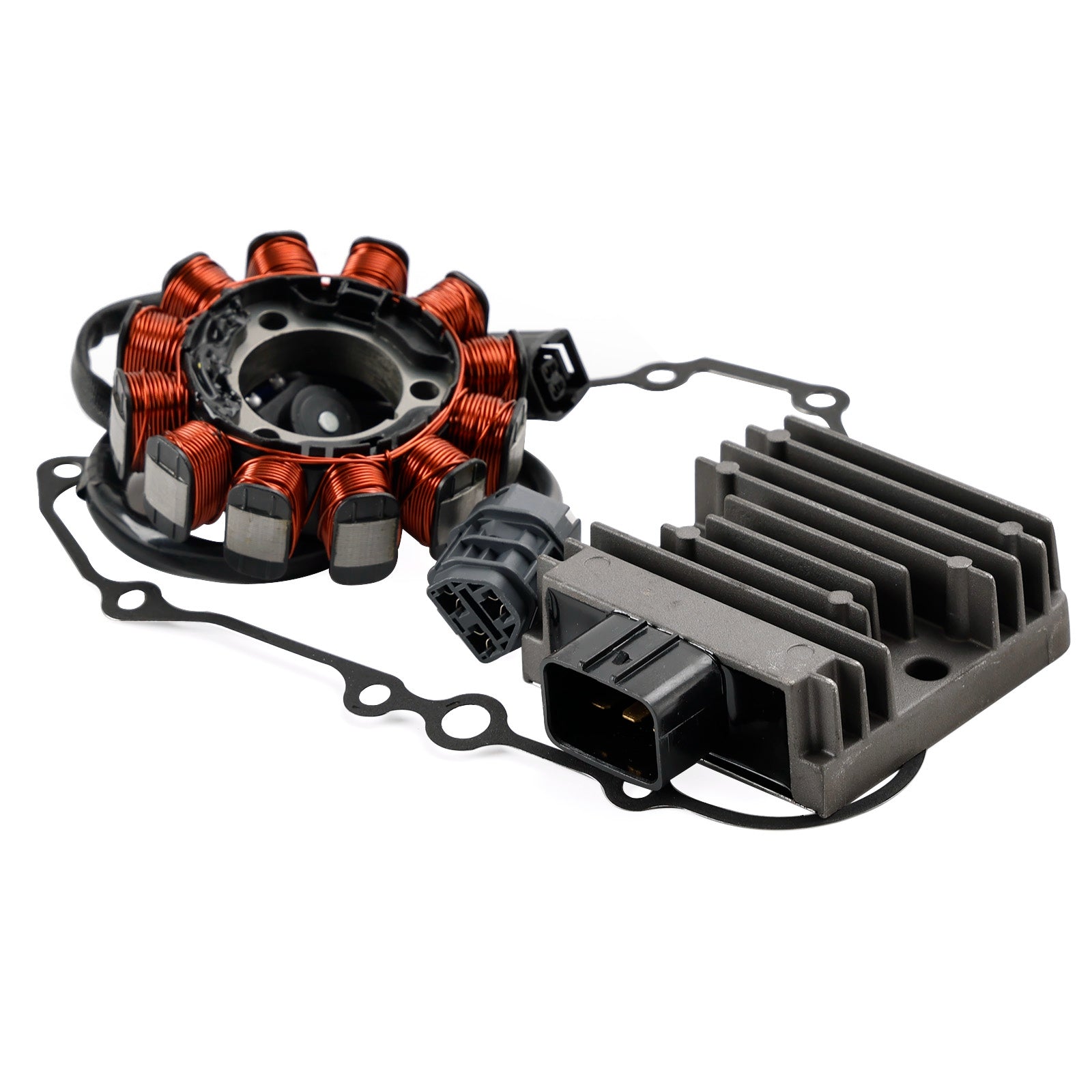 Stator de bobine magnétique Honda CRF450L 2019-2021 + régulateur de tension + joint Assy 31120-MKE-A51