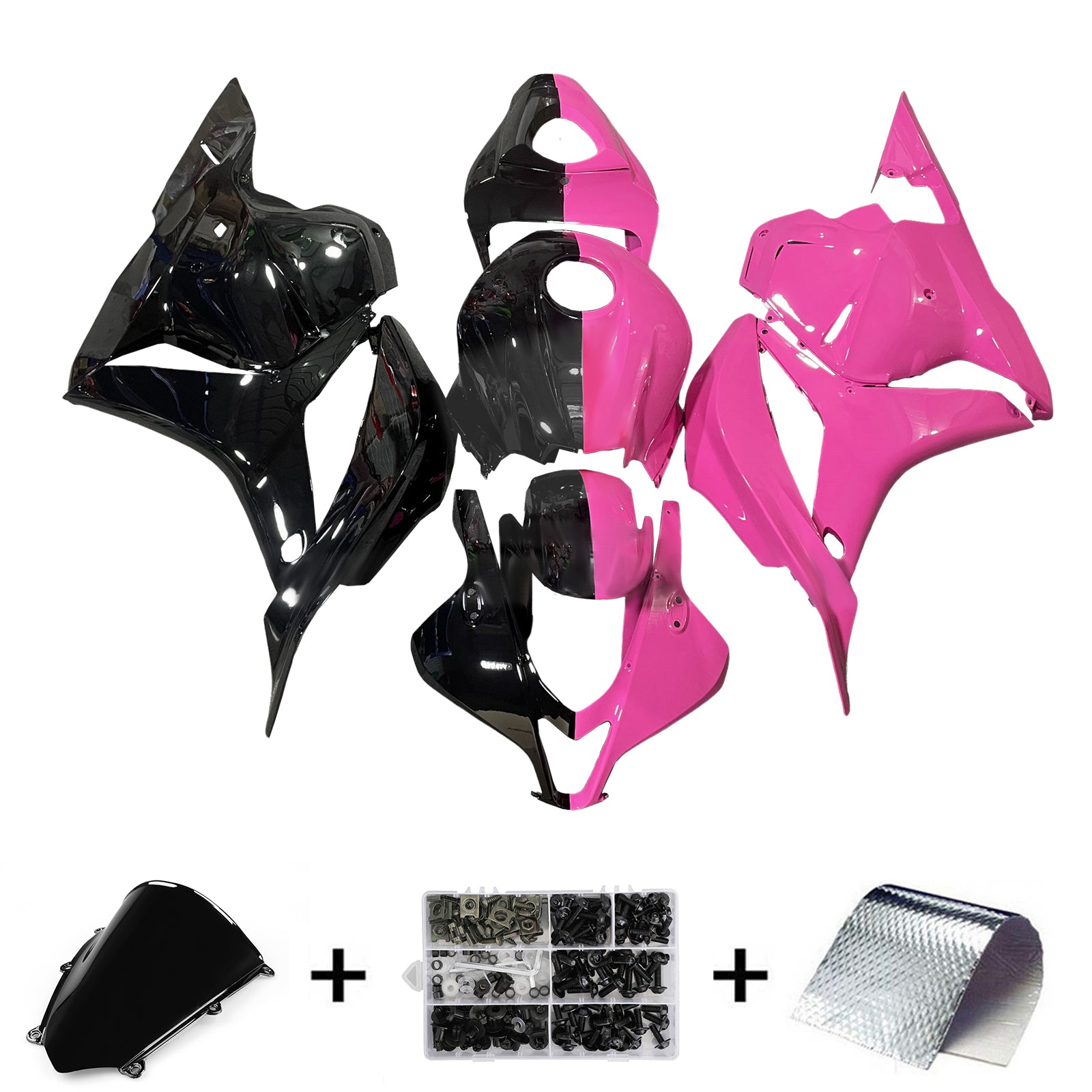 Injektionsmässa Kit Bodywork Plastic ABS för Honda CBR600RR 2009-2012 F5