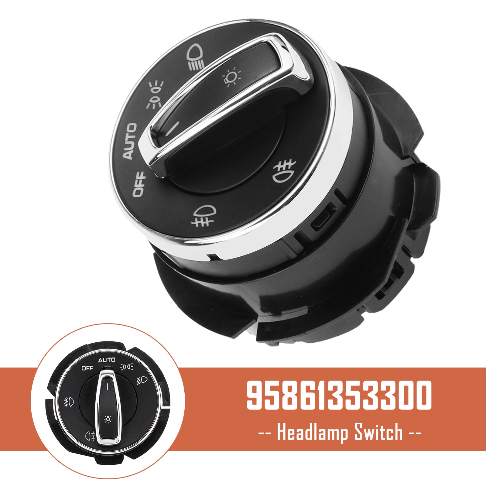 2015-2018 Porsche Macan Headlamp Switch 95861353300 95861353305 95861353301